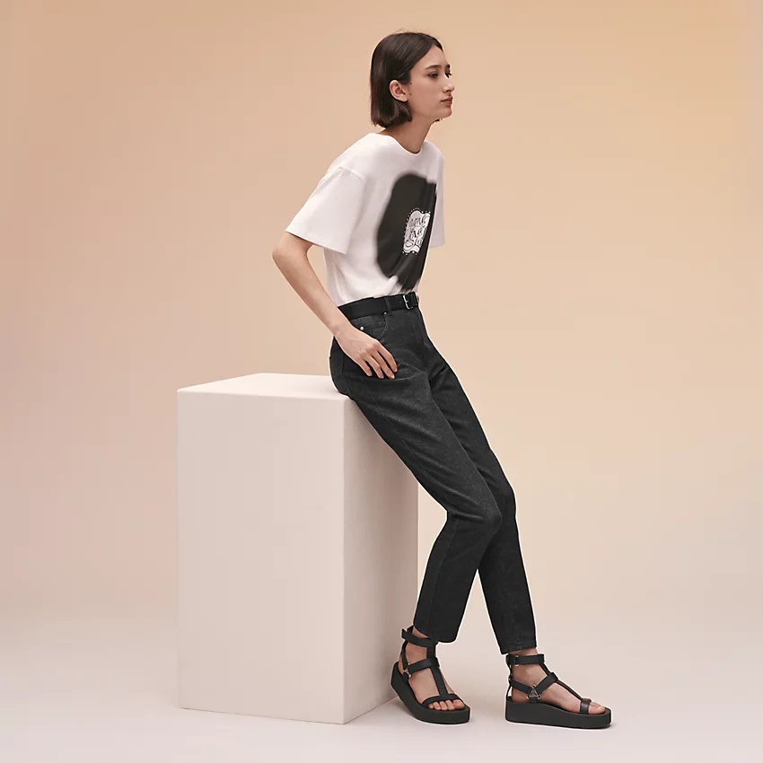 5 pocket skinny pants - 1
