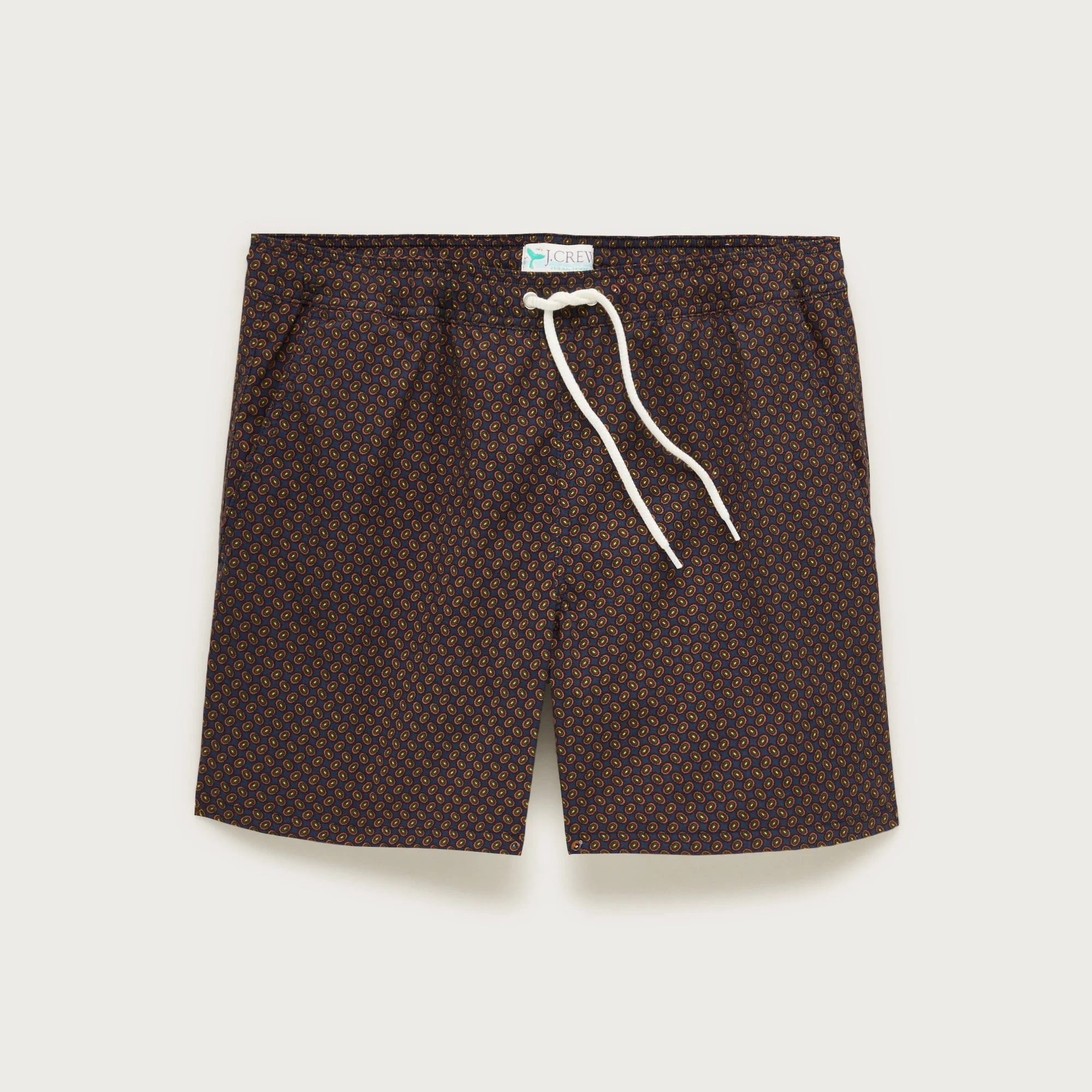6" stretch swim trunk in print with ECONYL® nylon - 1