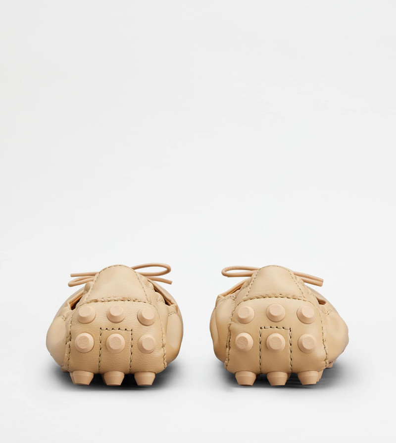 Tod's BUBBLE BALLERINAS IN LEATHER - BEIGE outlook