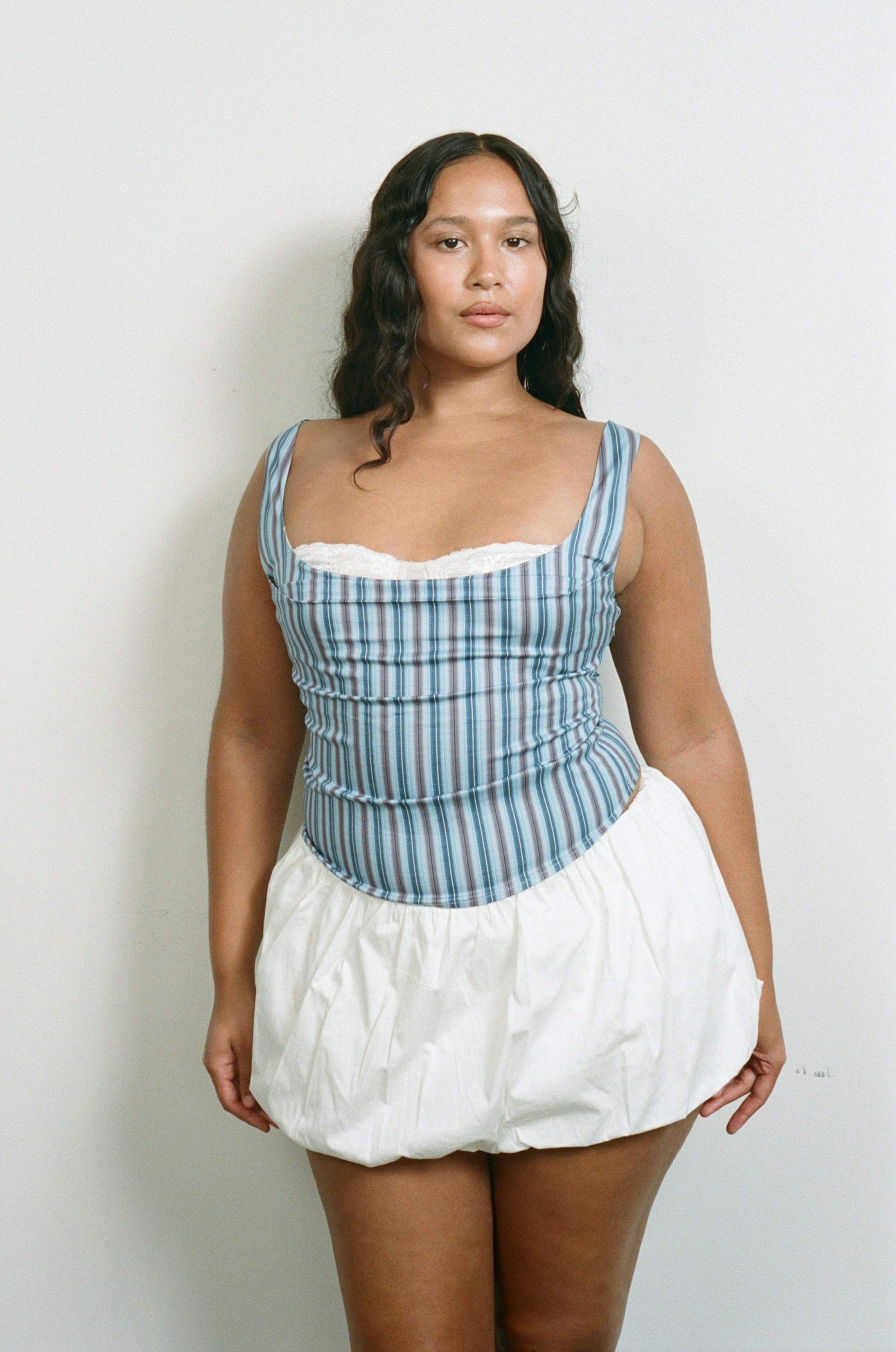 GRACE SKIRT - DOVE - 3