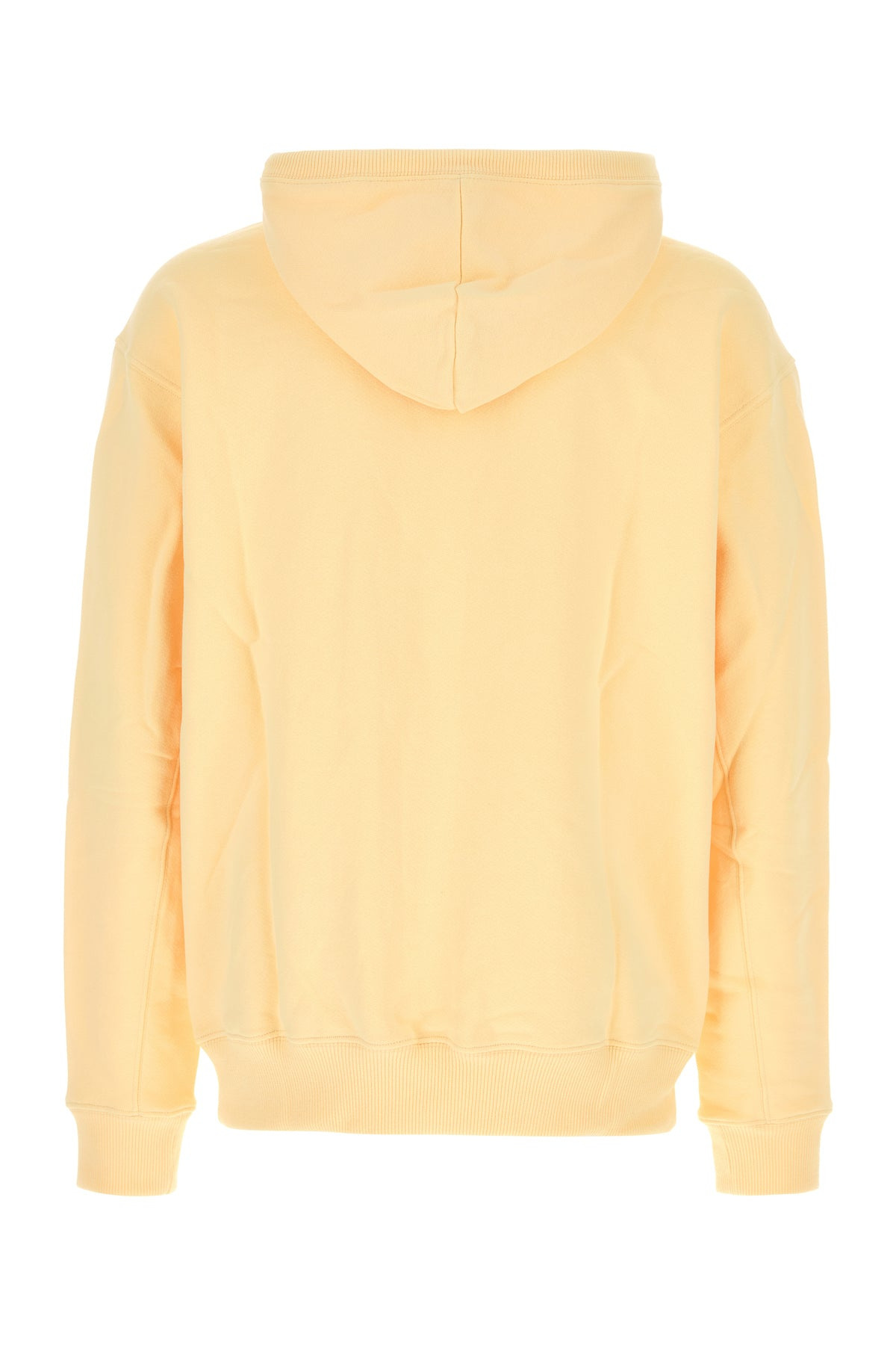 Pastel yellow cotton sweatshirt - 2