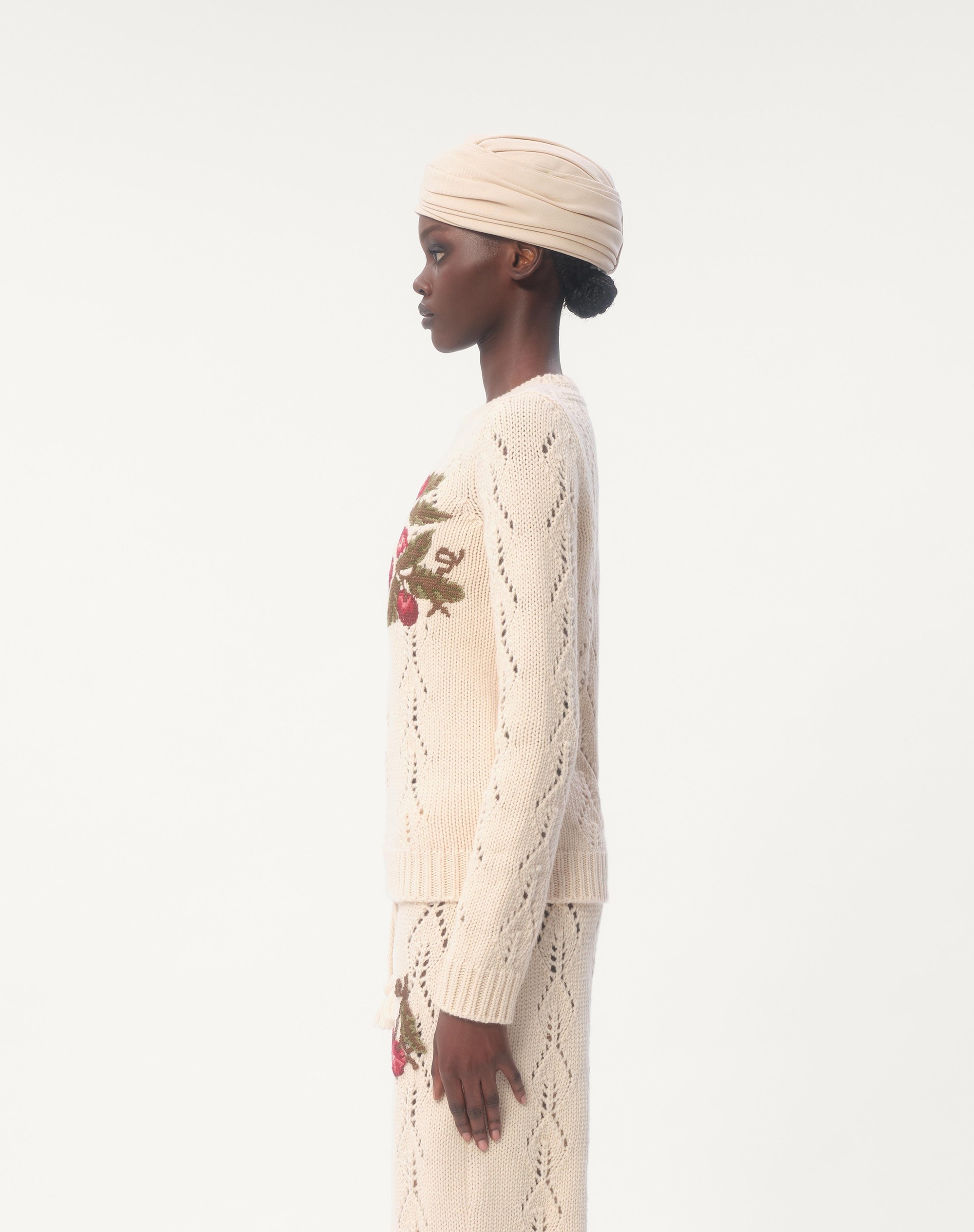 EMBROIDERED WOOL SWEATER - 7