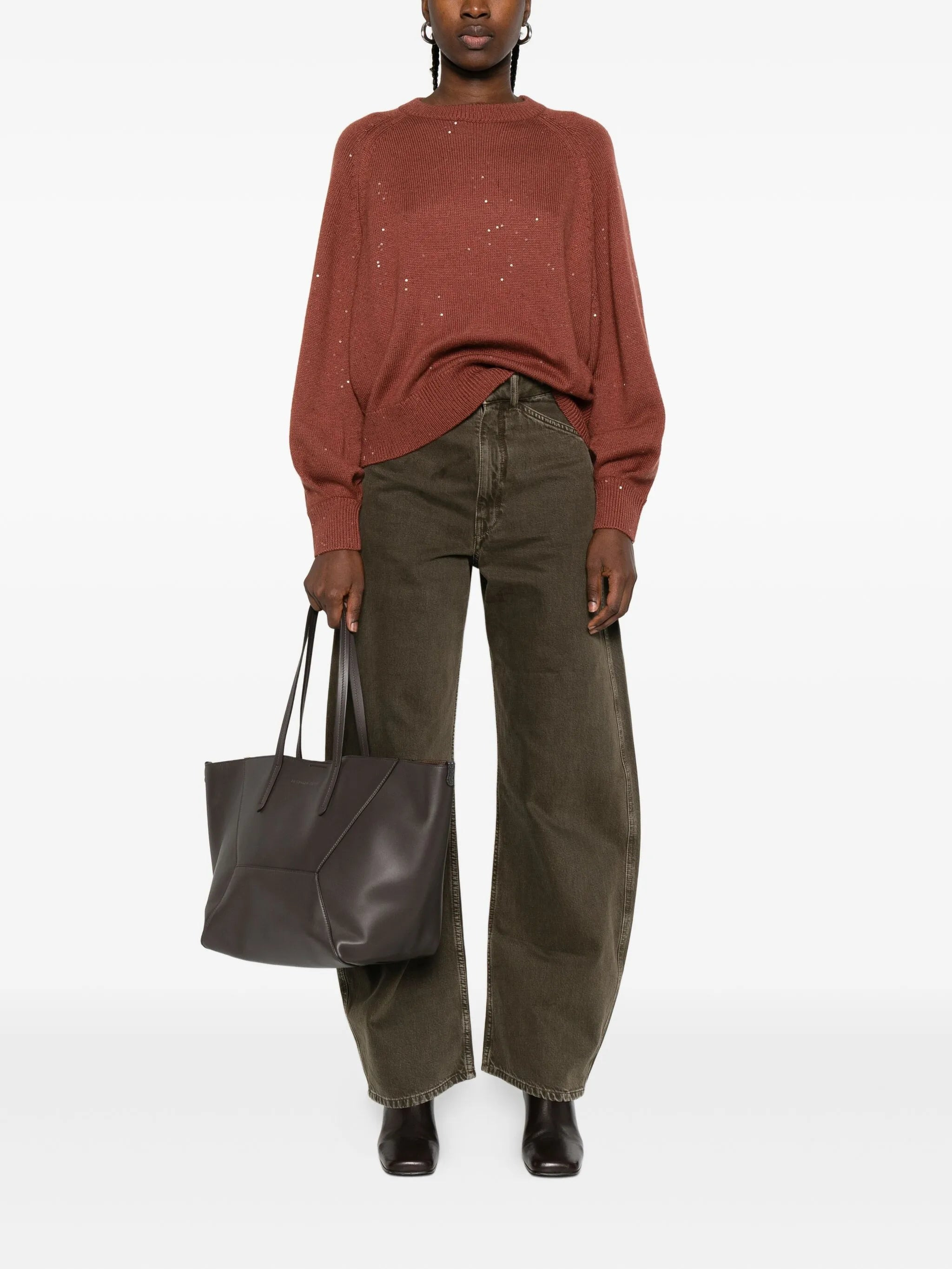 Brunello Cucinelli Embellished Jumper - 5