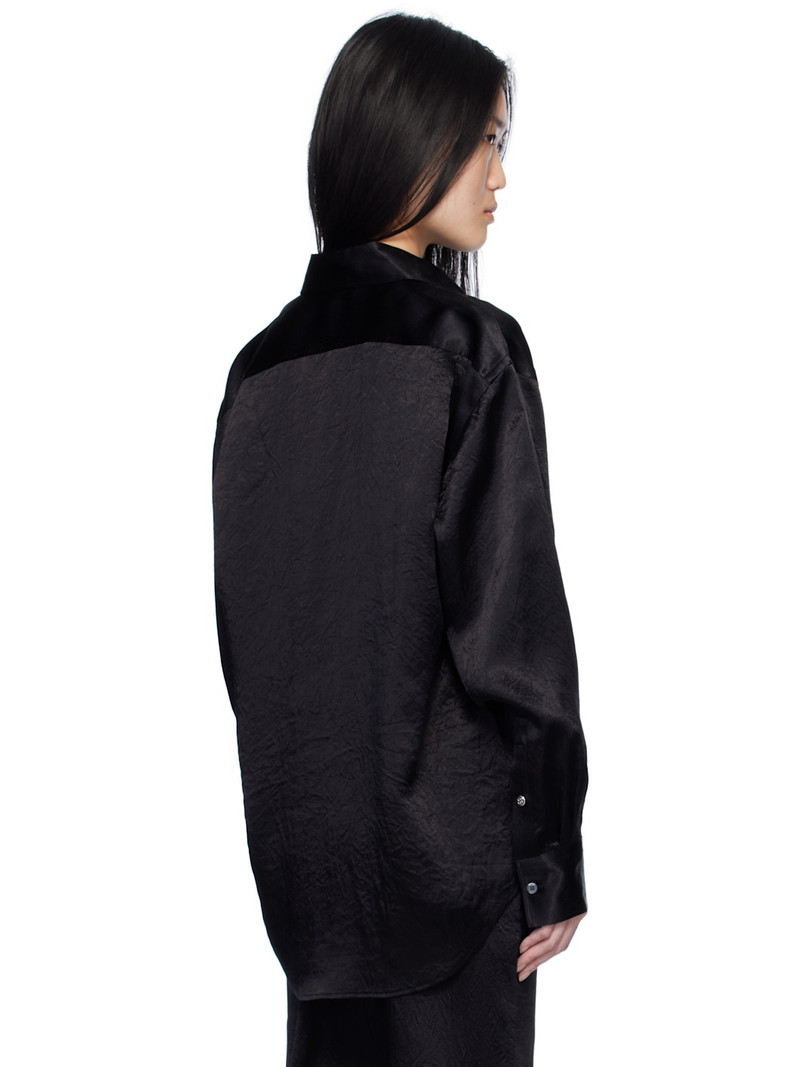 Black Crinkle Shirt 3