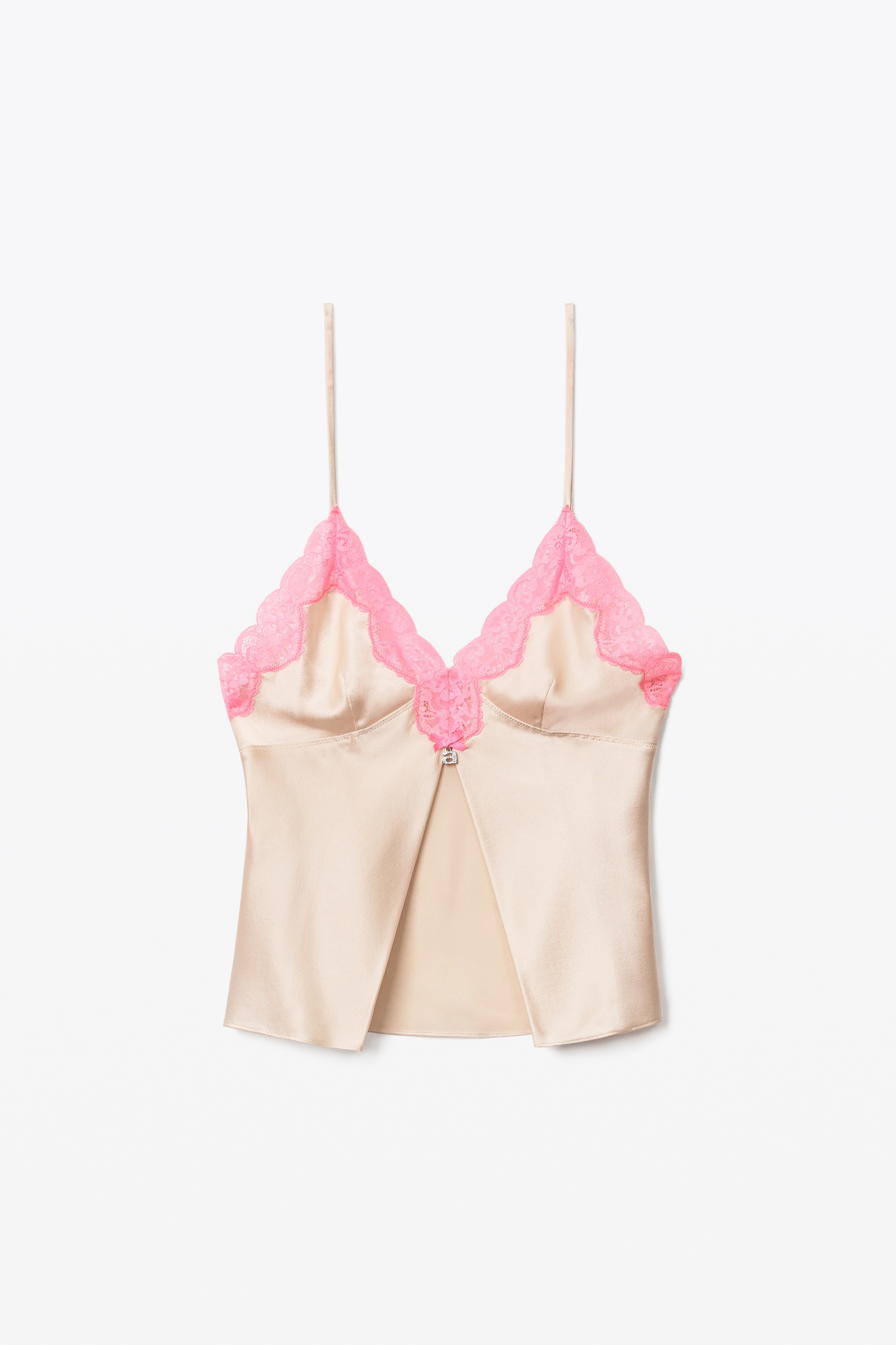 BUTTERFLY CAMI TOP IN SILK CHARMEUSE - 1