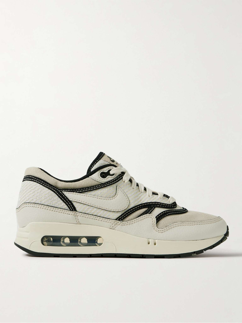 World Make Air Max 1 '86 Leather-Trimmed Canvas and Mesh Sneakers - 1