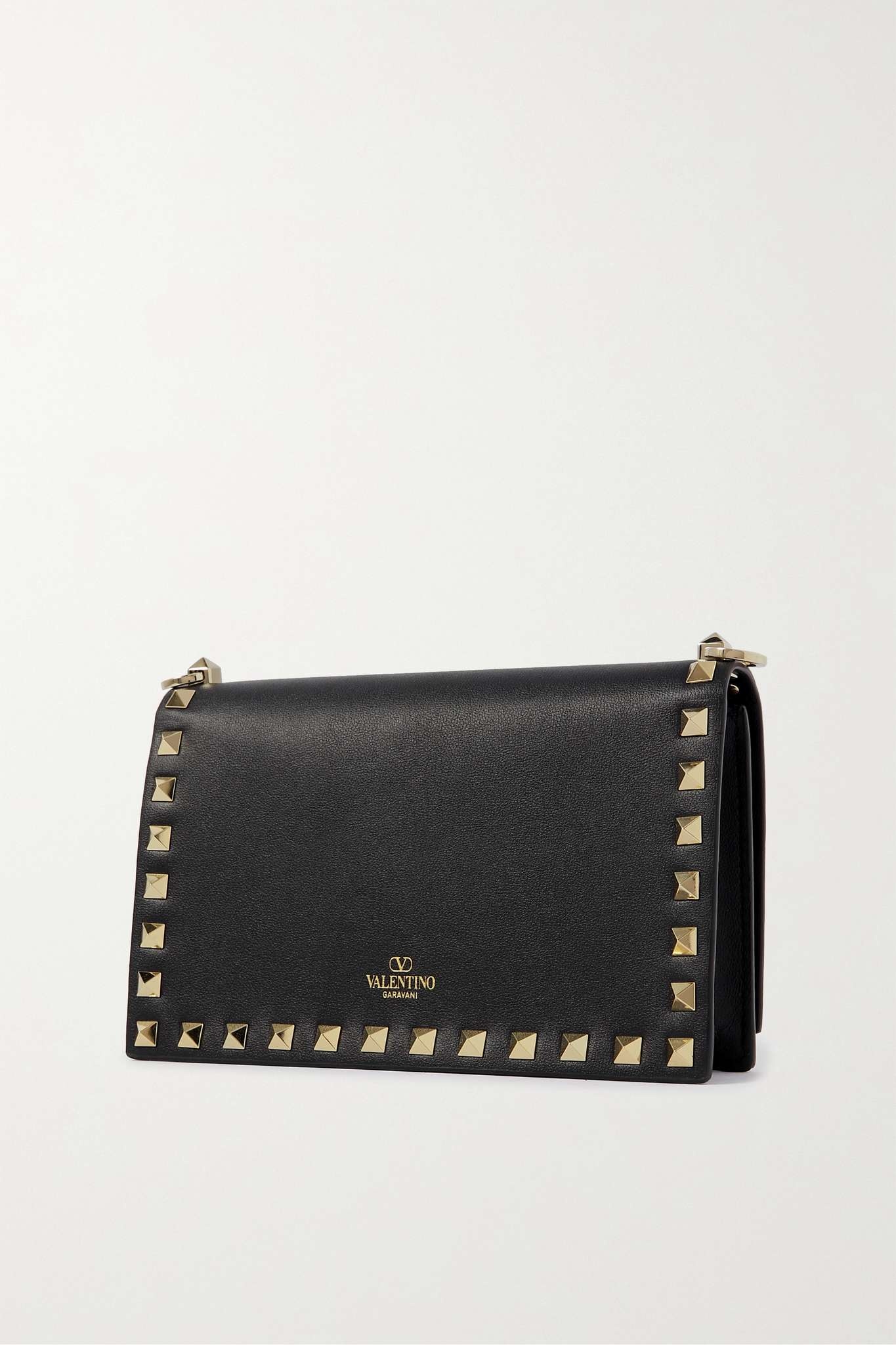 Rockstud leather clutch - 3