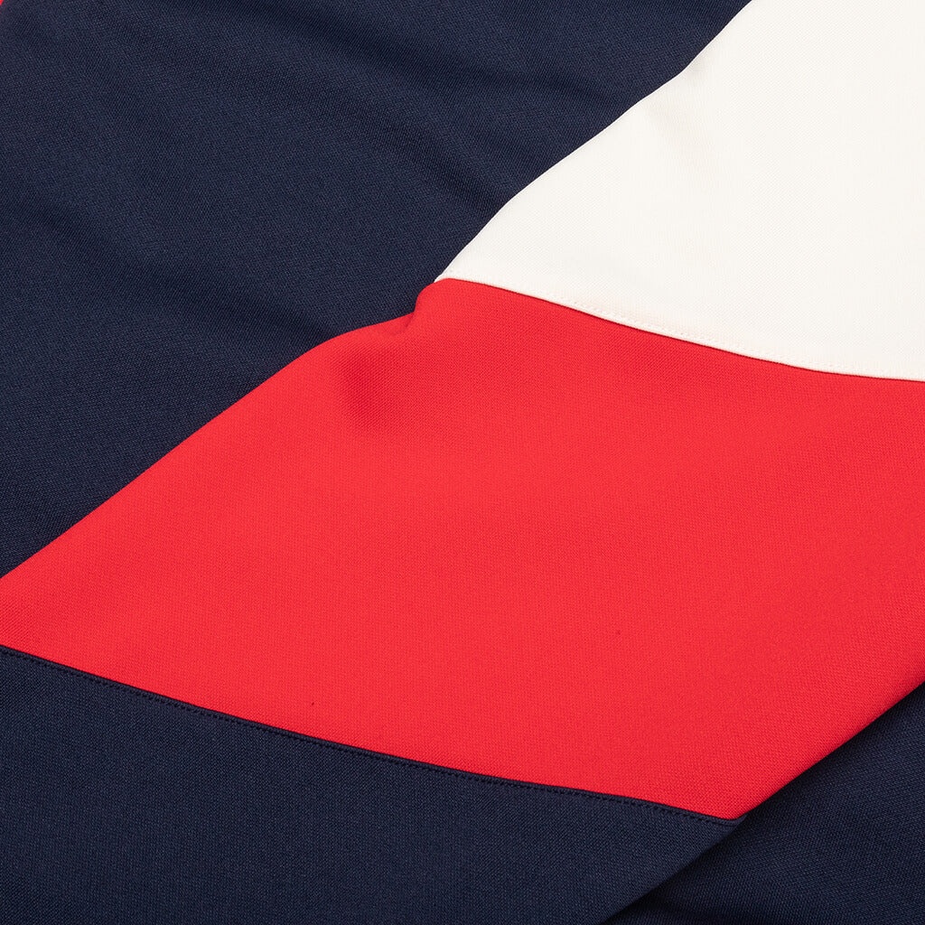 PALM ANGELS V COLORBLOCK TRACK JACKET - NAVY BLUE - 3