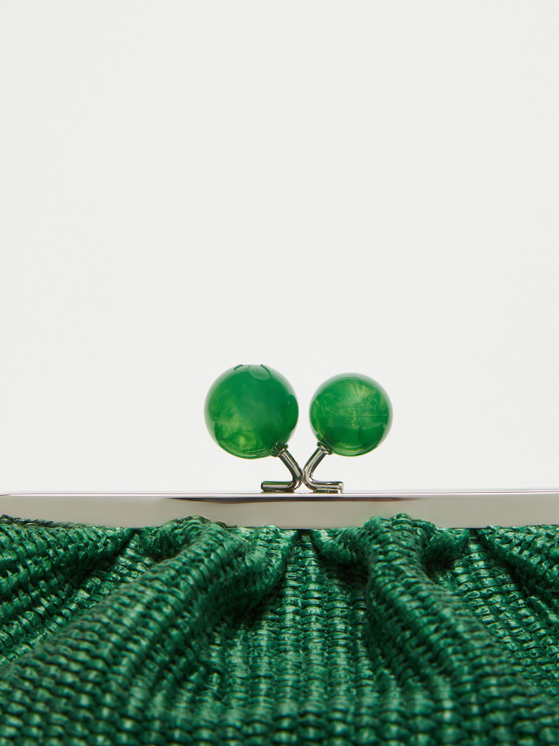 FORTUNA Medium raffia-effect Pasticcino bag 6