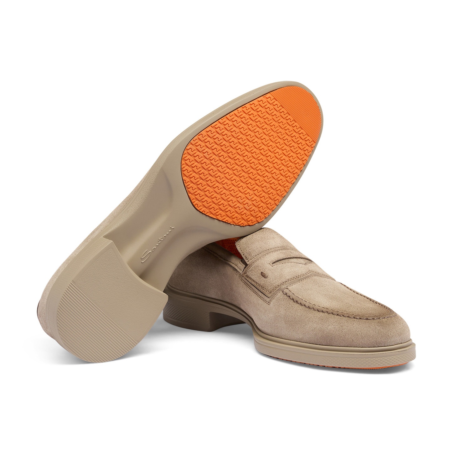 Men's beige suede Easy loafer - 4