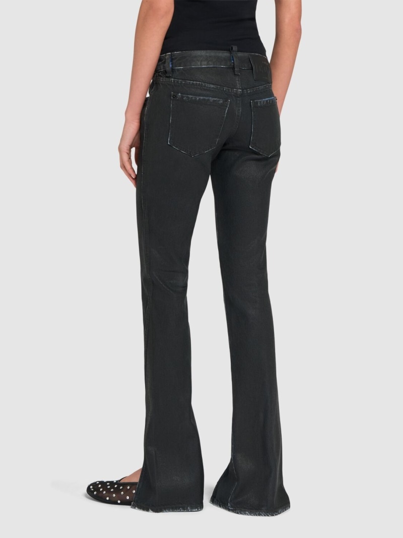 Icon mid rise trumpet flared jeans - 3