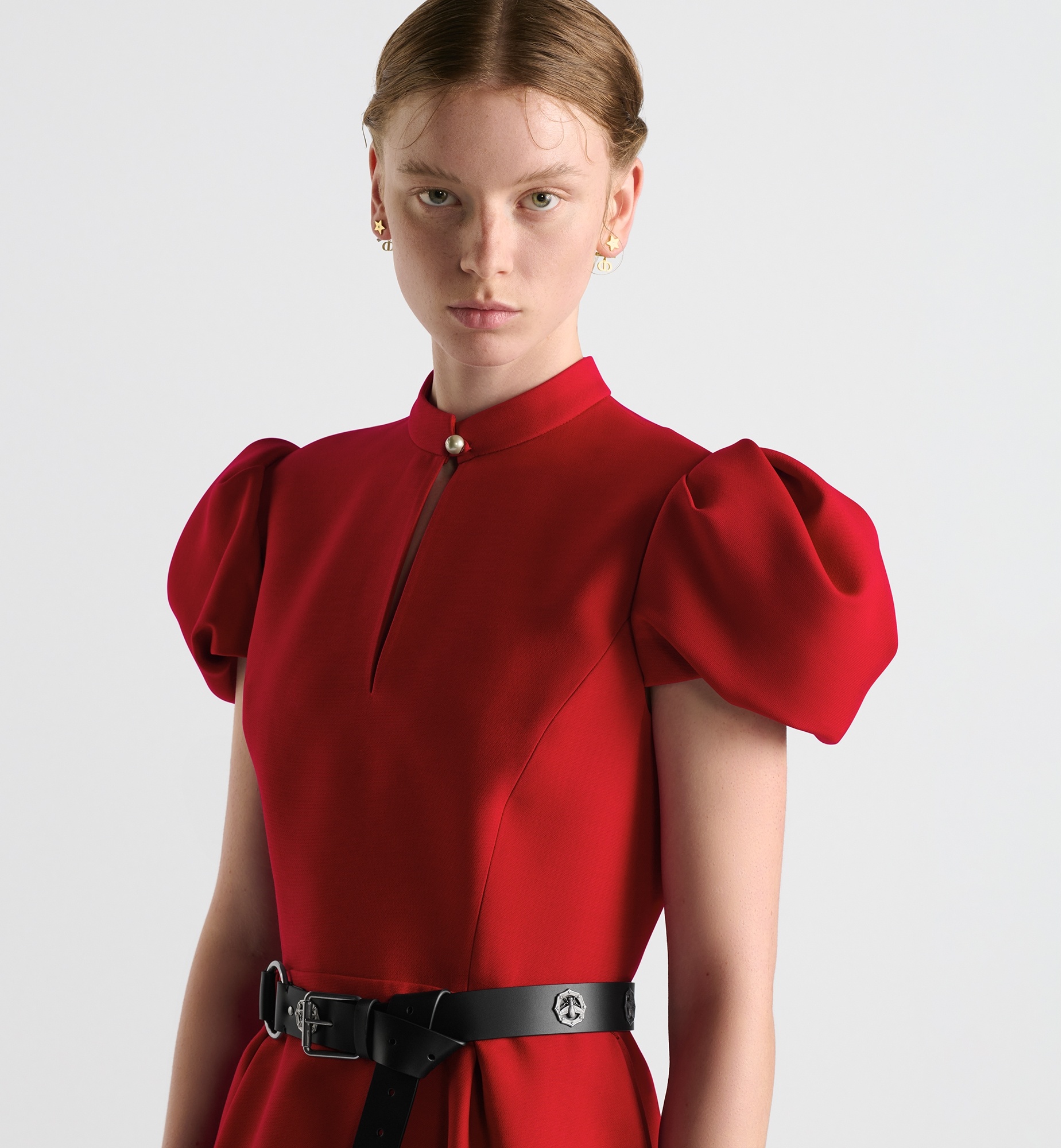 Belted Short Dress - 3
