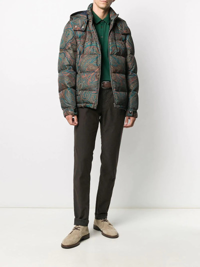 Etro paisley padded jacket outlook