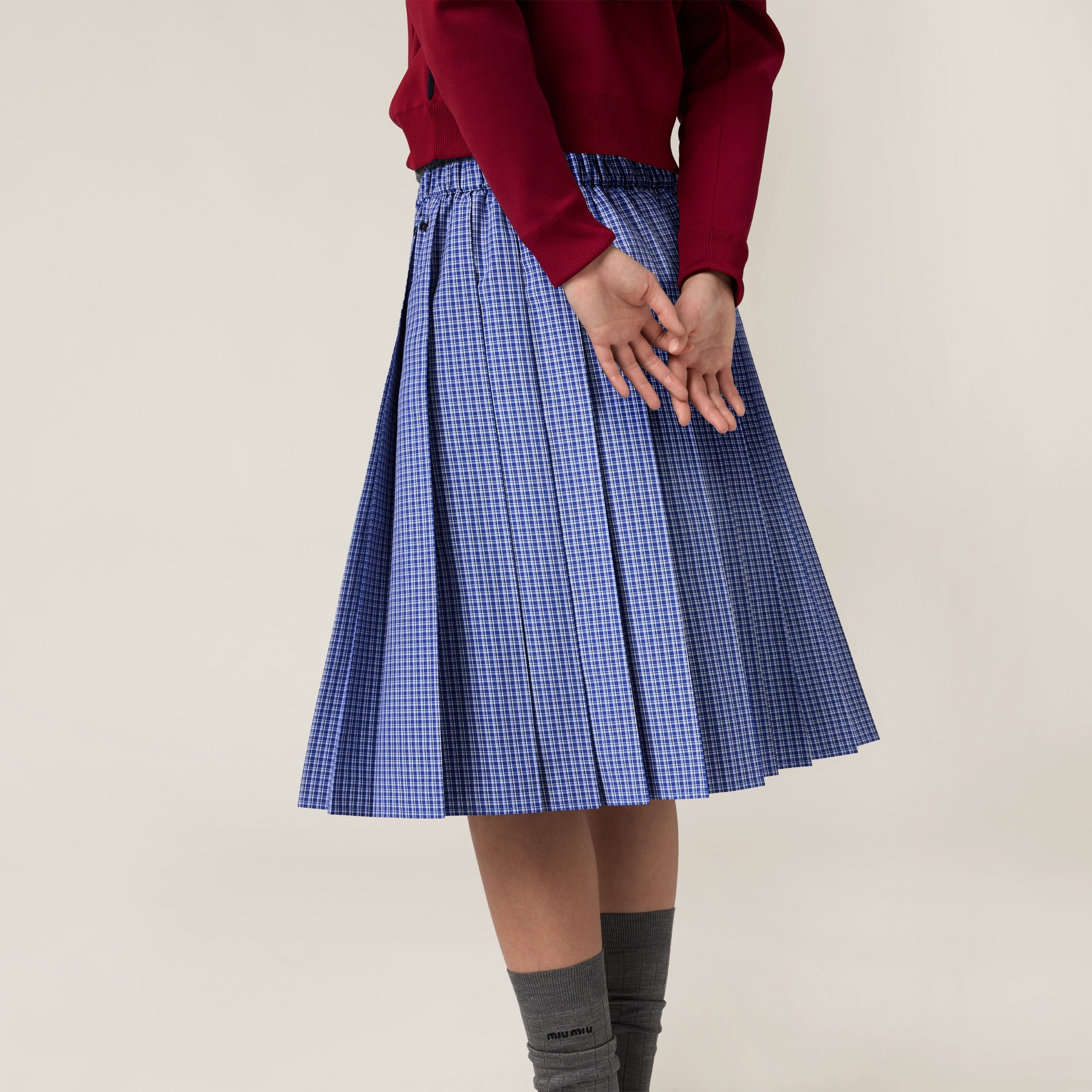 Checked skirt - 6