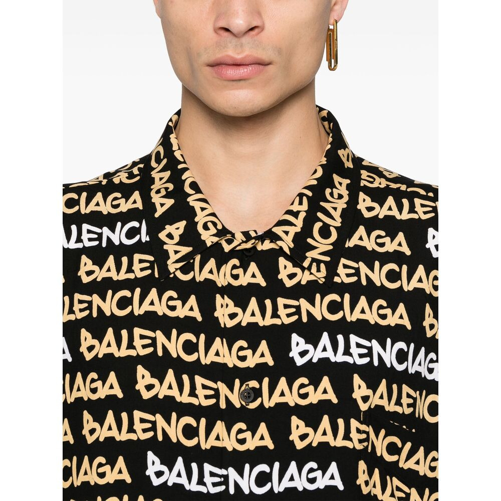 Balenciaga Black Shirts Men - 5