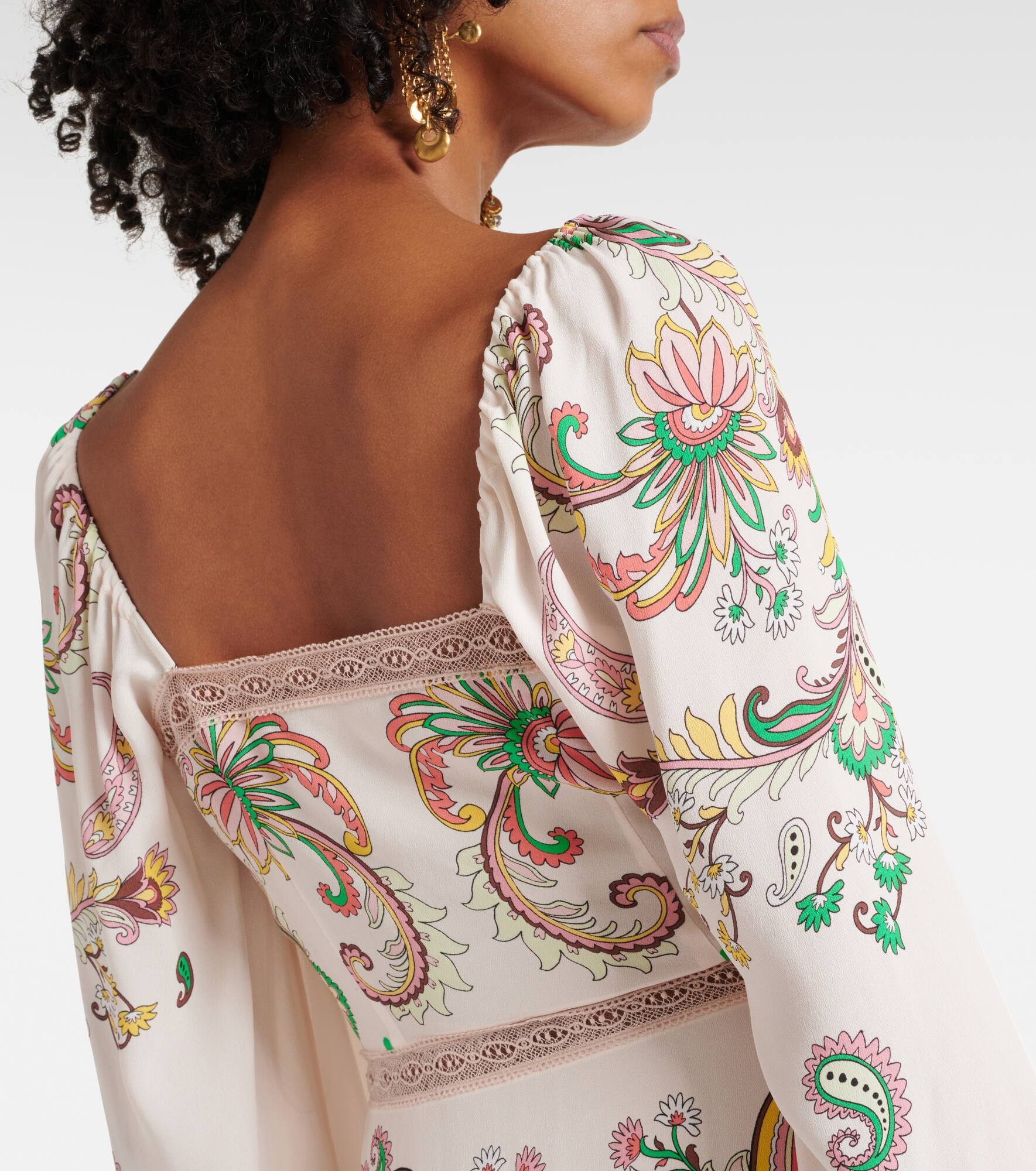 Printed midi dress - 6