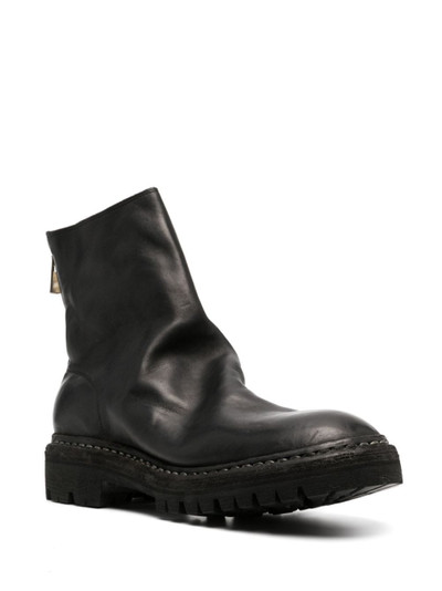 Guidi 45mm leather ankle boots outlook