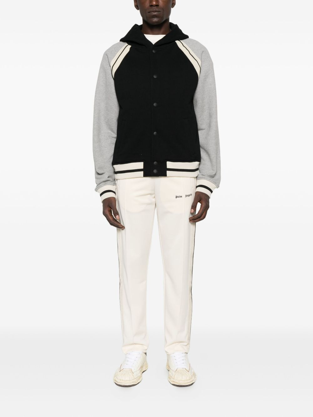 hooded baseball jacket - 2
