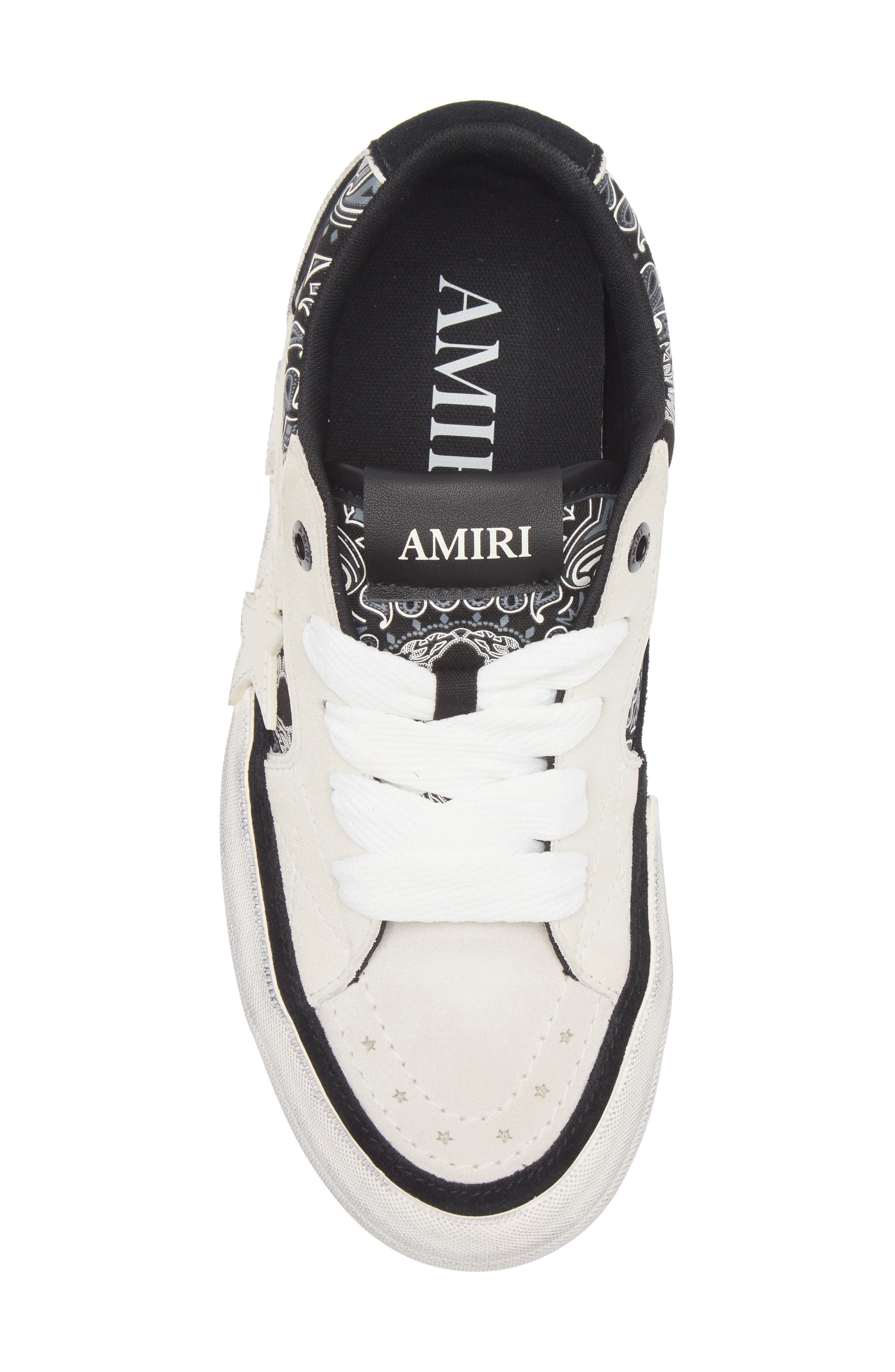AMIRI Bandana Sunset Skate Low Top Sneaker in Black at Nordstrom - 5