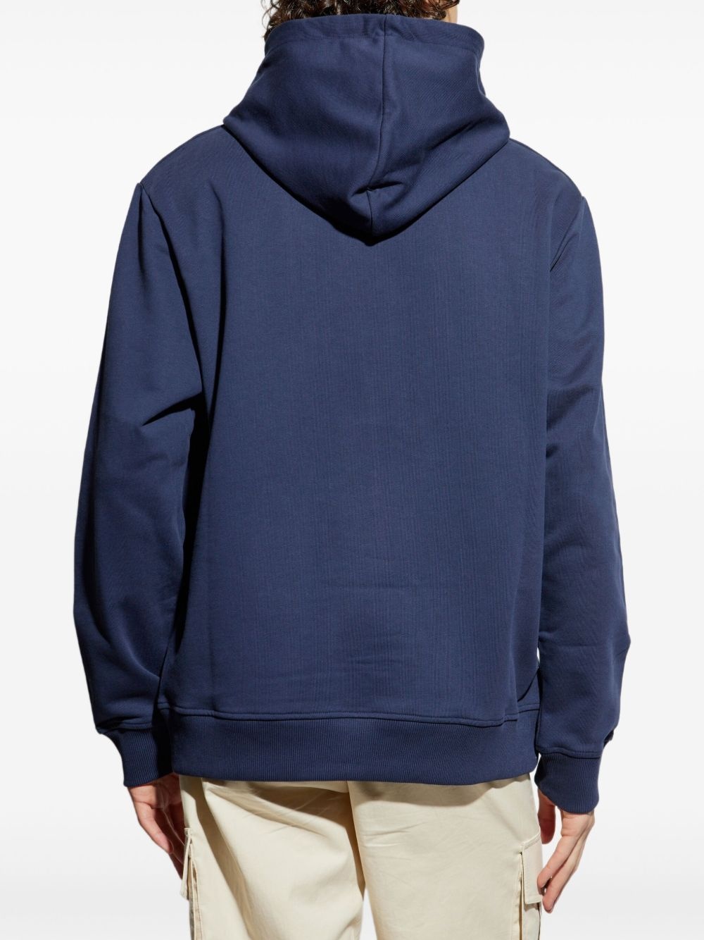 logo-embroidered hoodie - 4