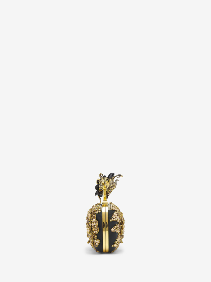 Alexander McQueen Rose & Snake Knuckle Clutch outlook