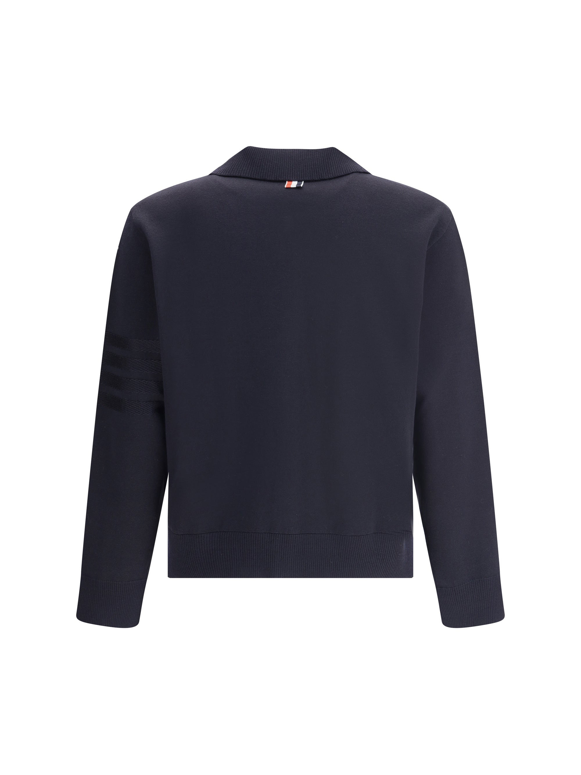 Thom Browne Men Double Face Full Zip Up Cardigan In Meri - 2