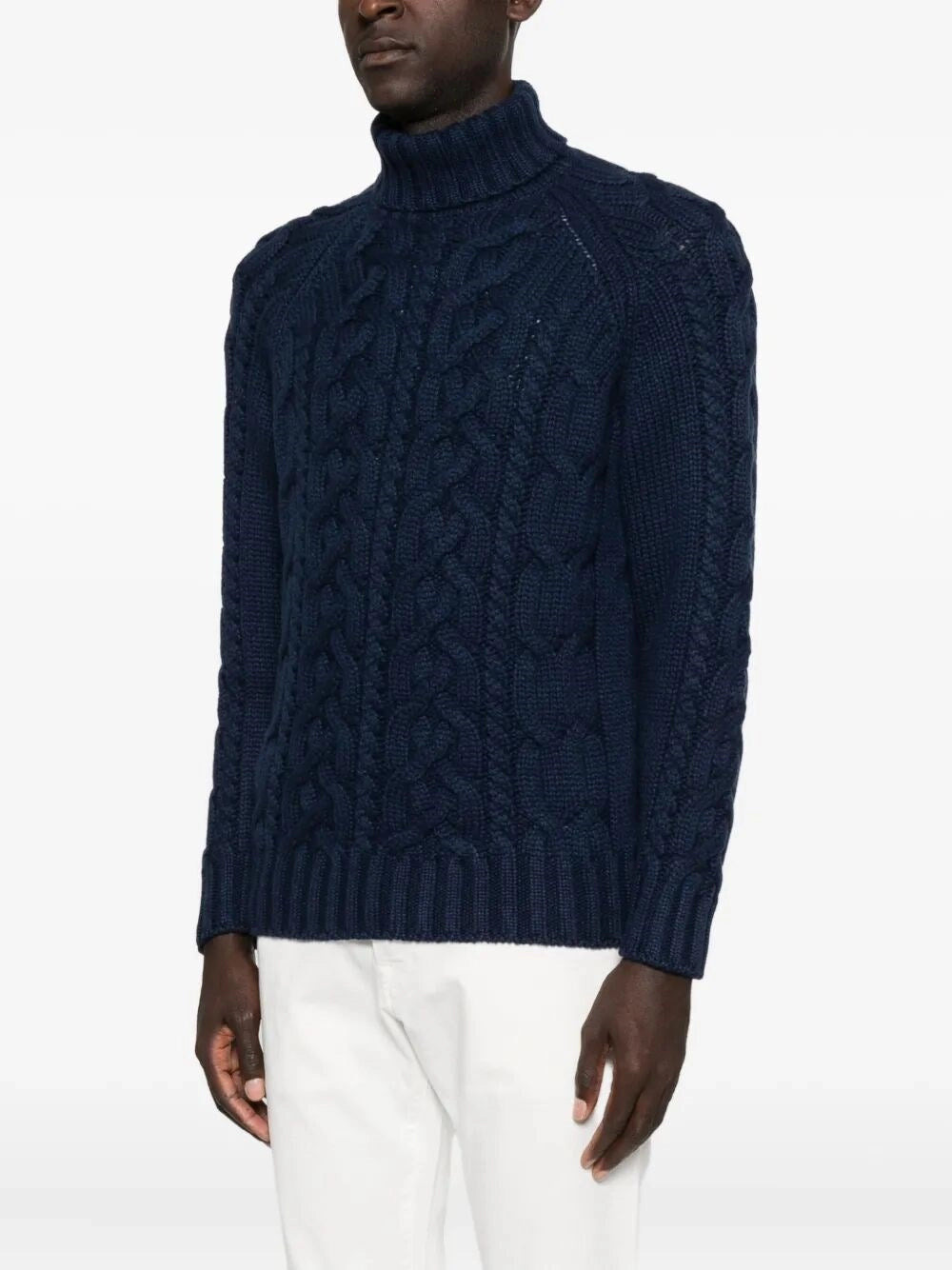 Brunello Cucinelli Men Cashmere Turtle-Neck Sweater - 3