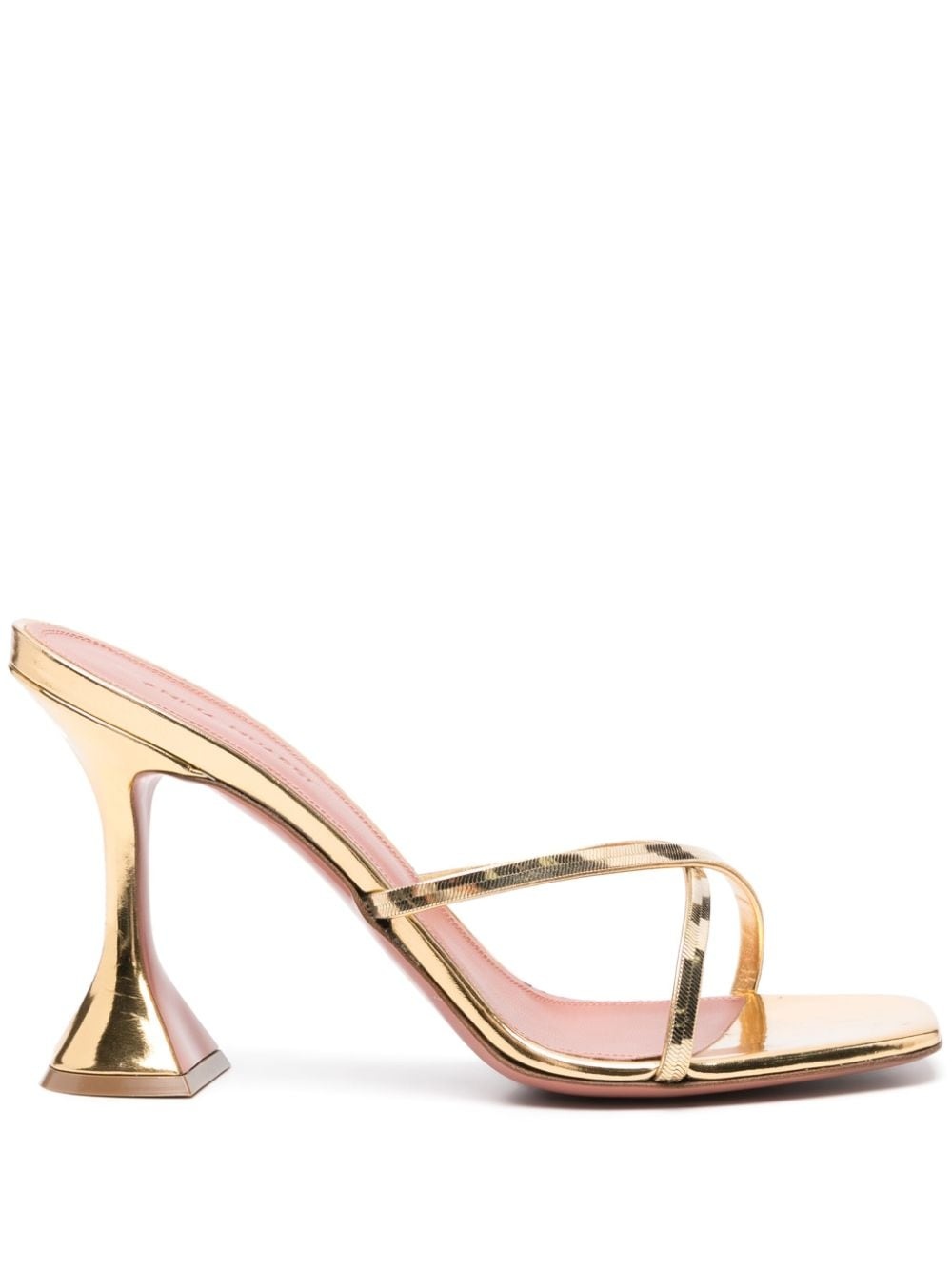 Henson cross-strap metallic sandals - 1