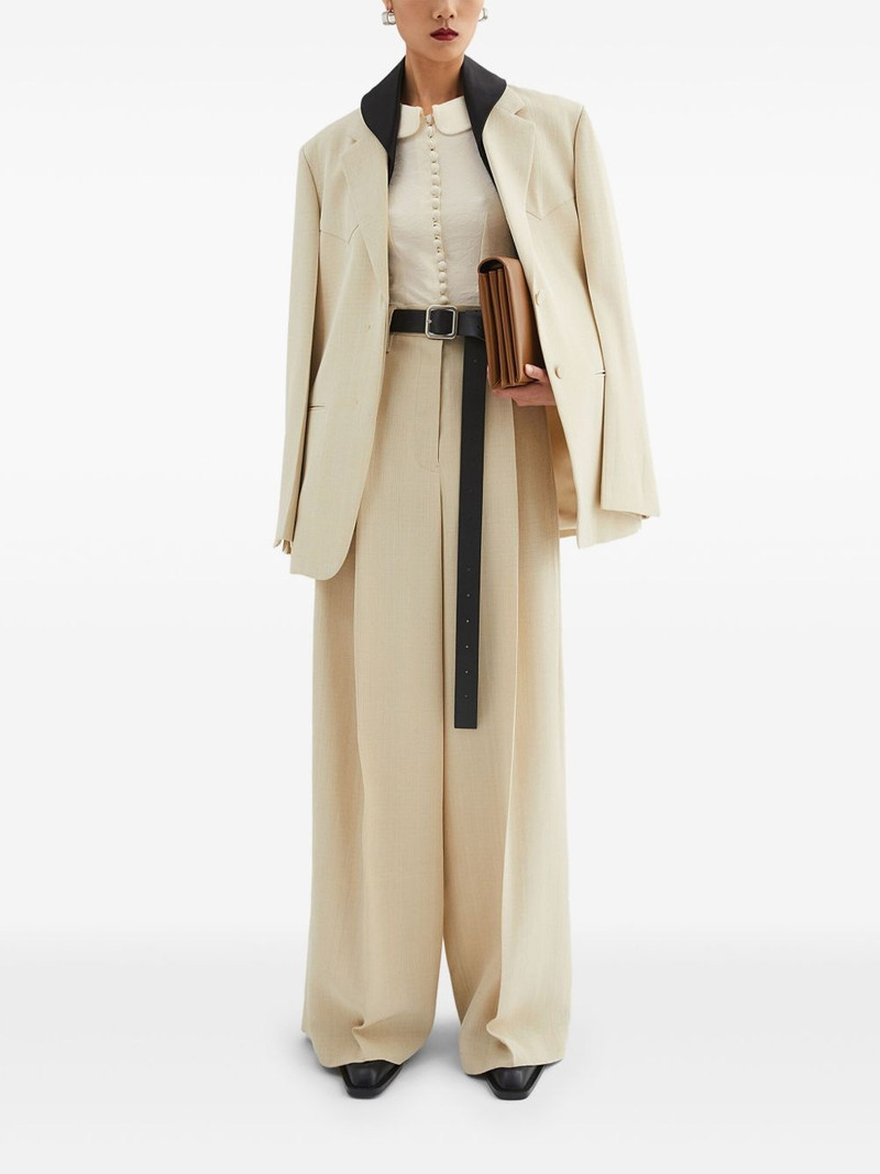 Jil Sander floral-jacquard shirt outlook