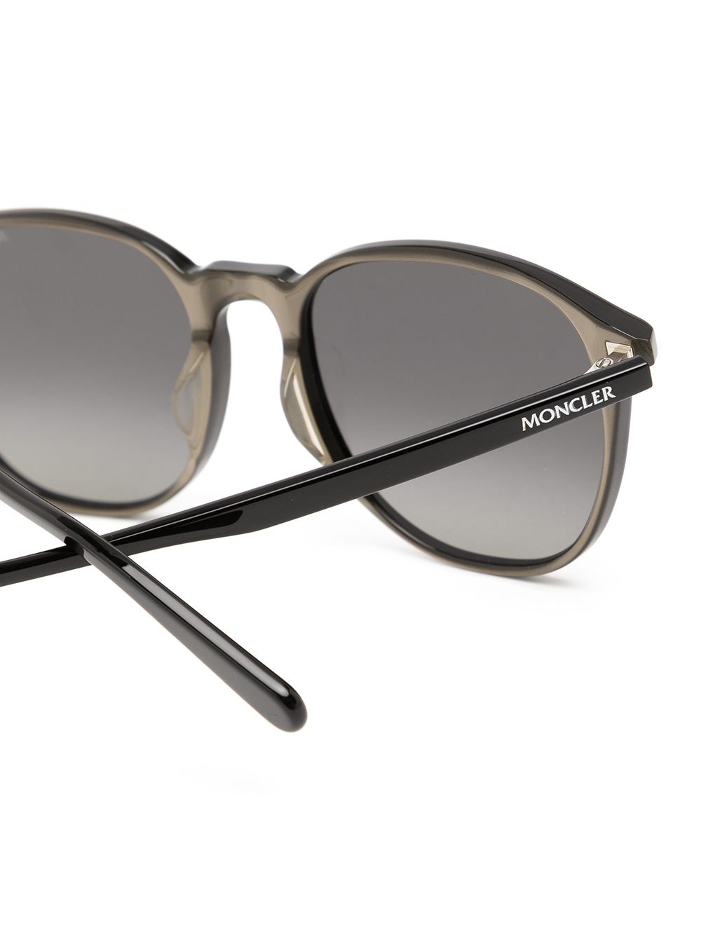 oval-frame gradient sunglasses - 3