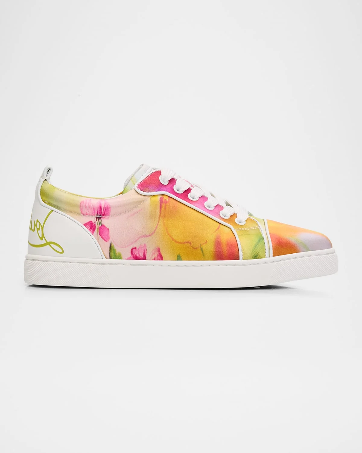 Fun Louise Junior Floral Satin Low-Top Sneakers - 1