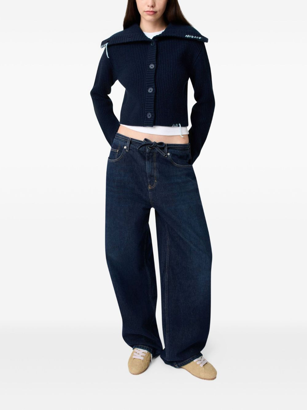 Celine ribbed cardigan - 2