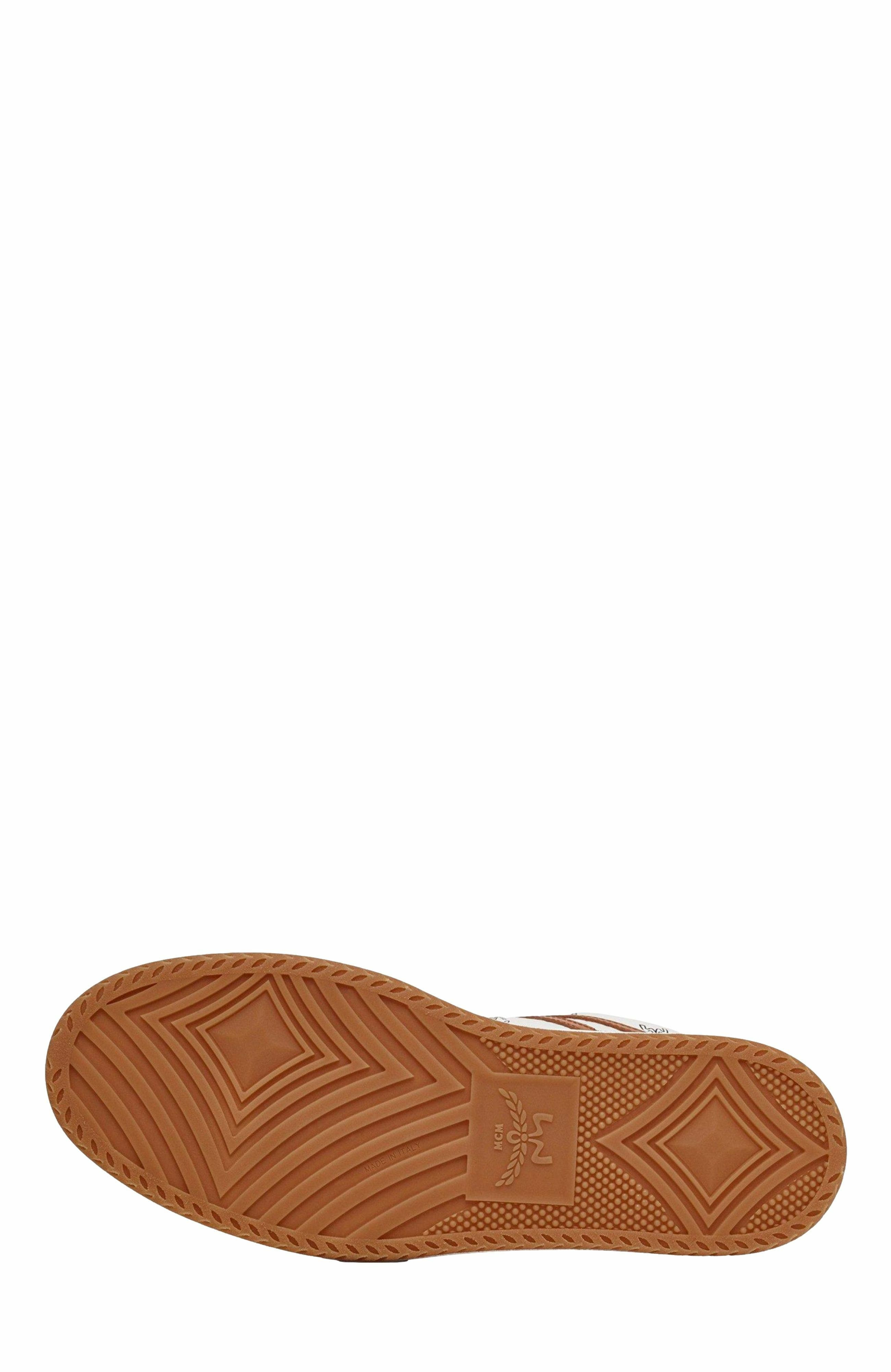 MCM Neo Terrain Lo Sneakers in Visetos in Cognac & Offwhite at Nordstrom - 9