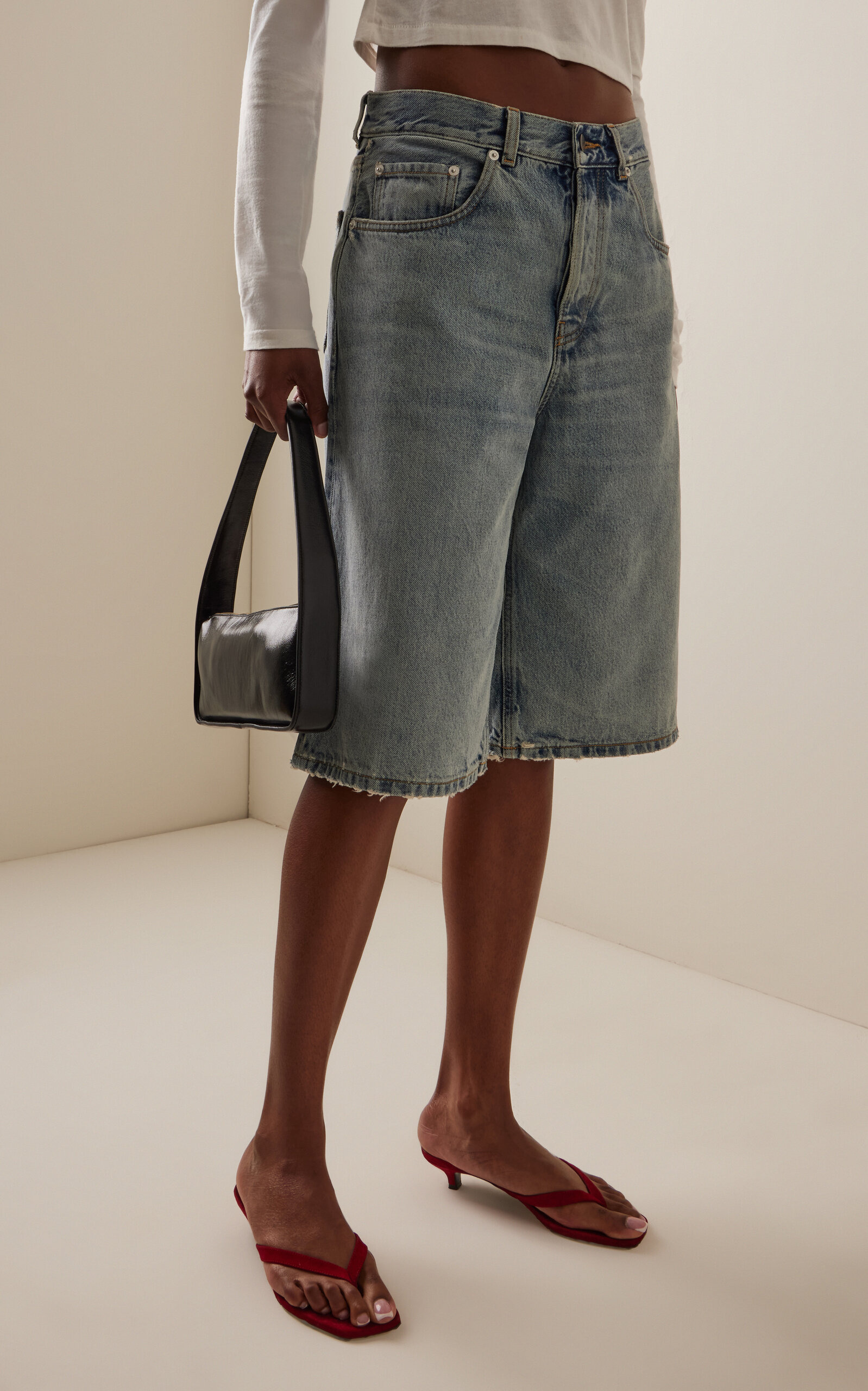 Becky Denim Shorts light wash - 3