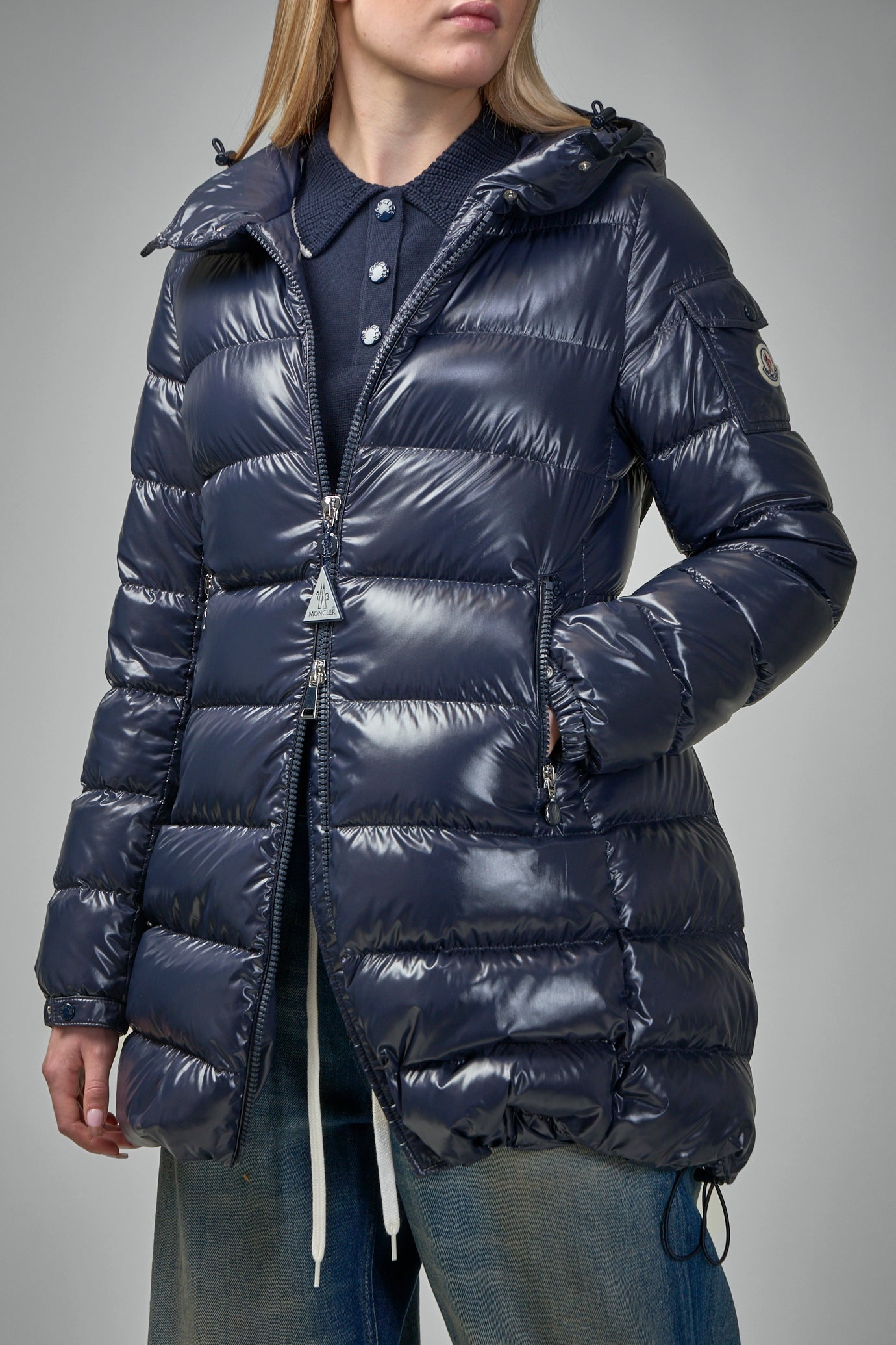 Courcelles Hooded Mid-Length Down Jacket - 4
