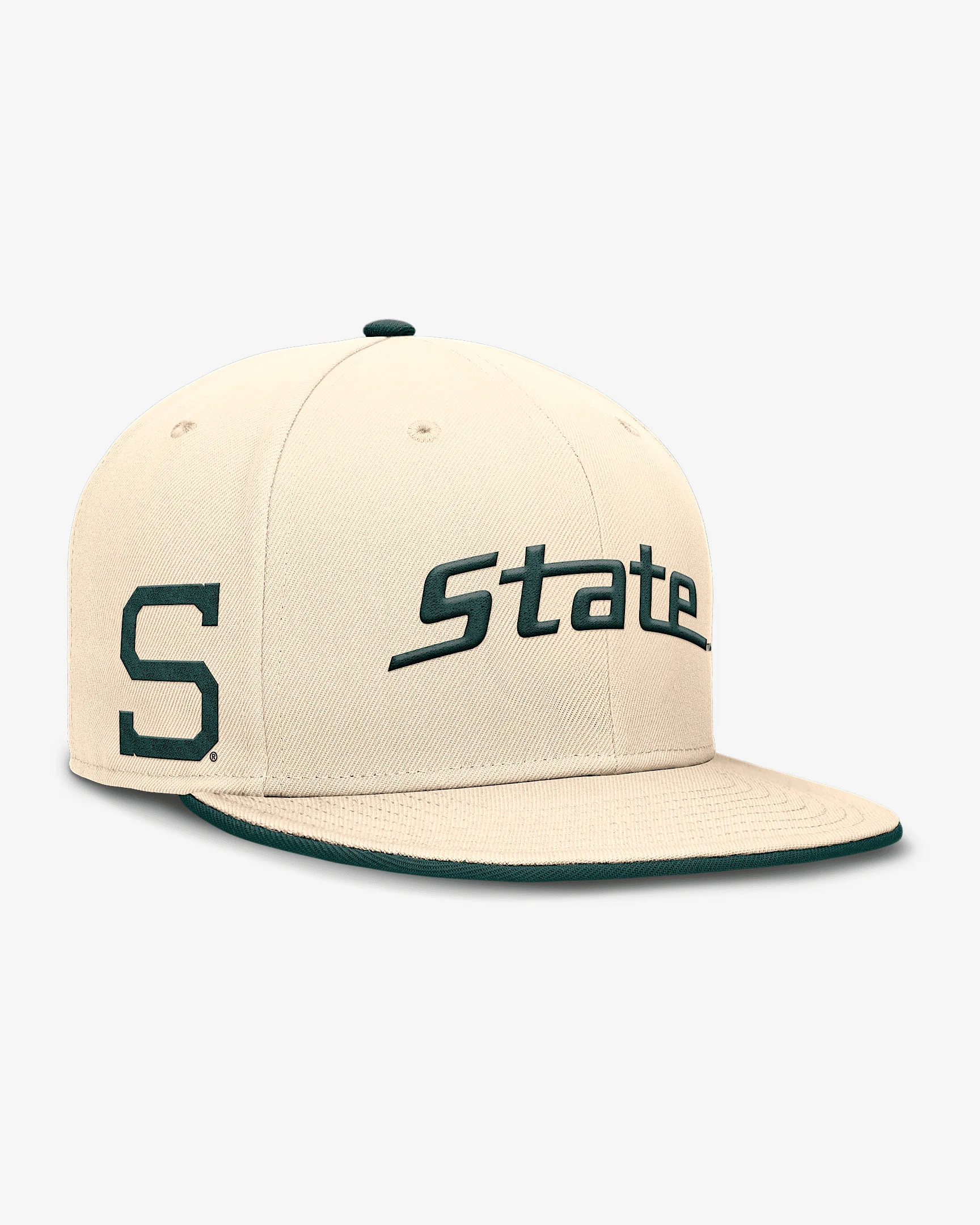 Michigan State Spartans Primetime True Men's Nike Dri-FIT College Fitted Hat - 1