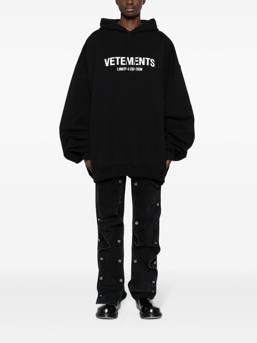 logo-print hoodie - 2