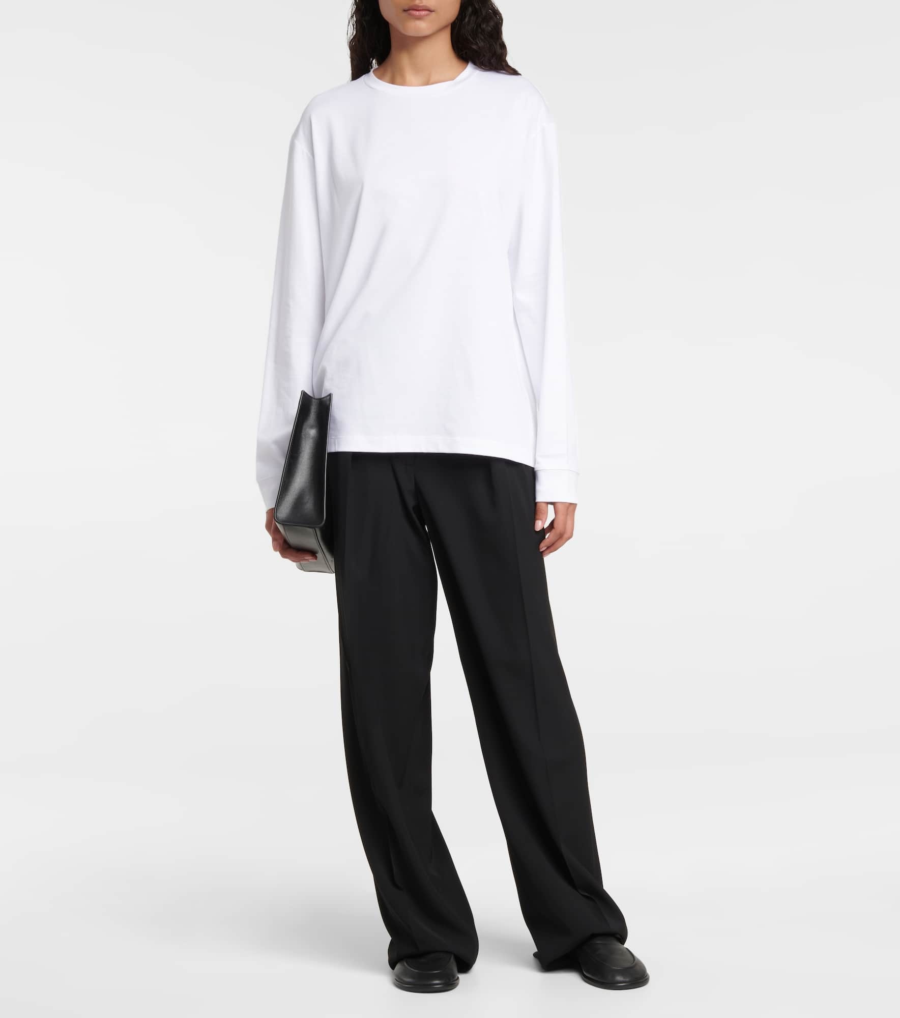Ciles long-sleeved cotton top - 2