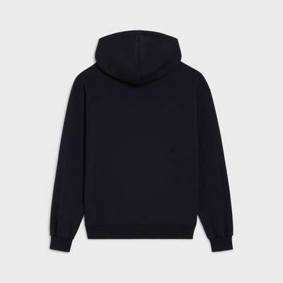 CELINE celine loose hoodie in cotton fleece outlook