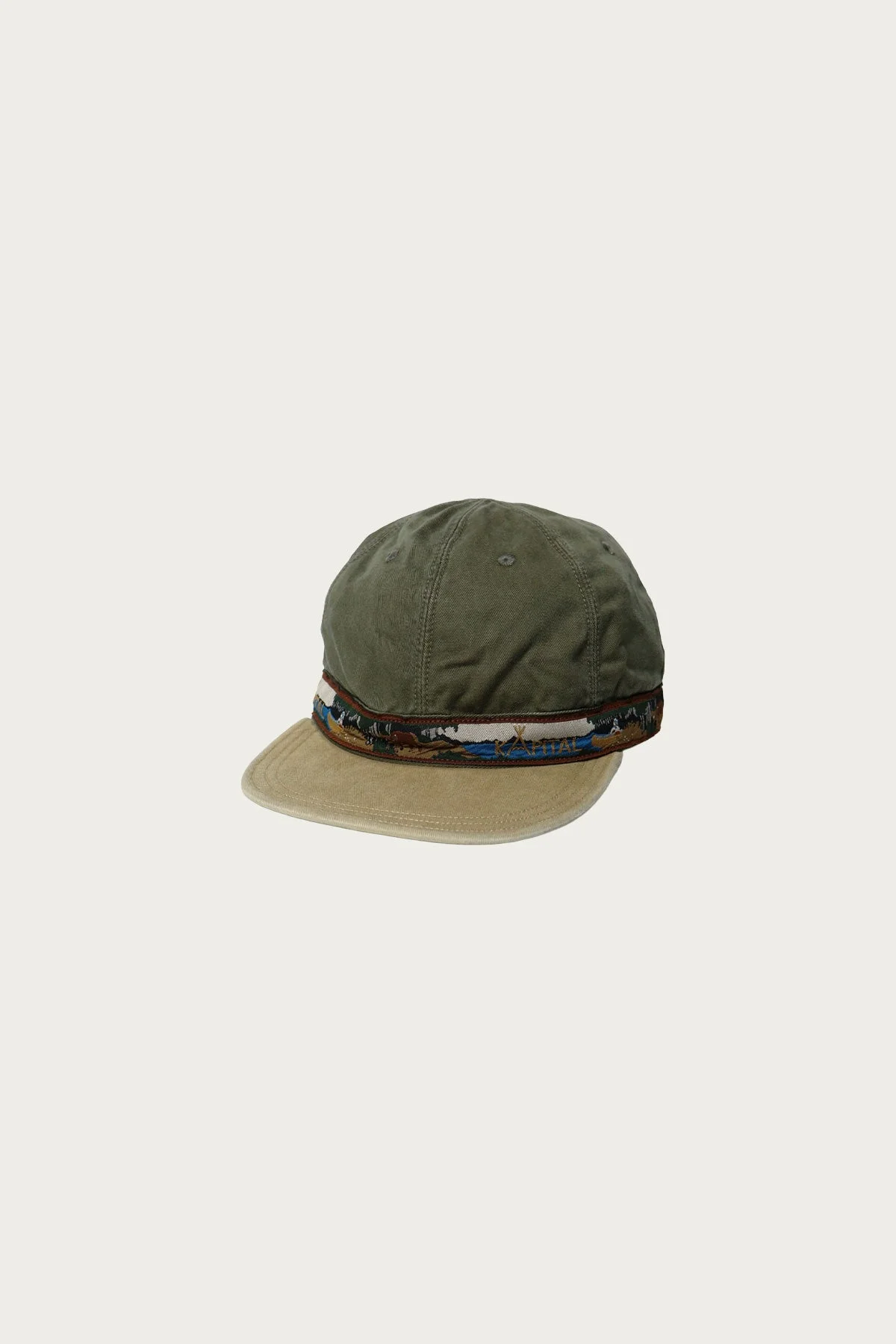 Chino BRIMFIELD Cap (NAVAJO BOAT) - Khaki/Beige - 1