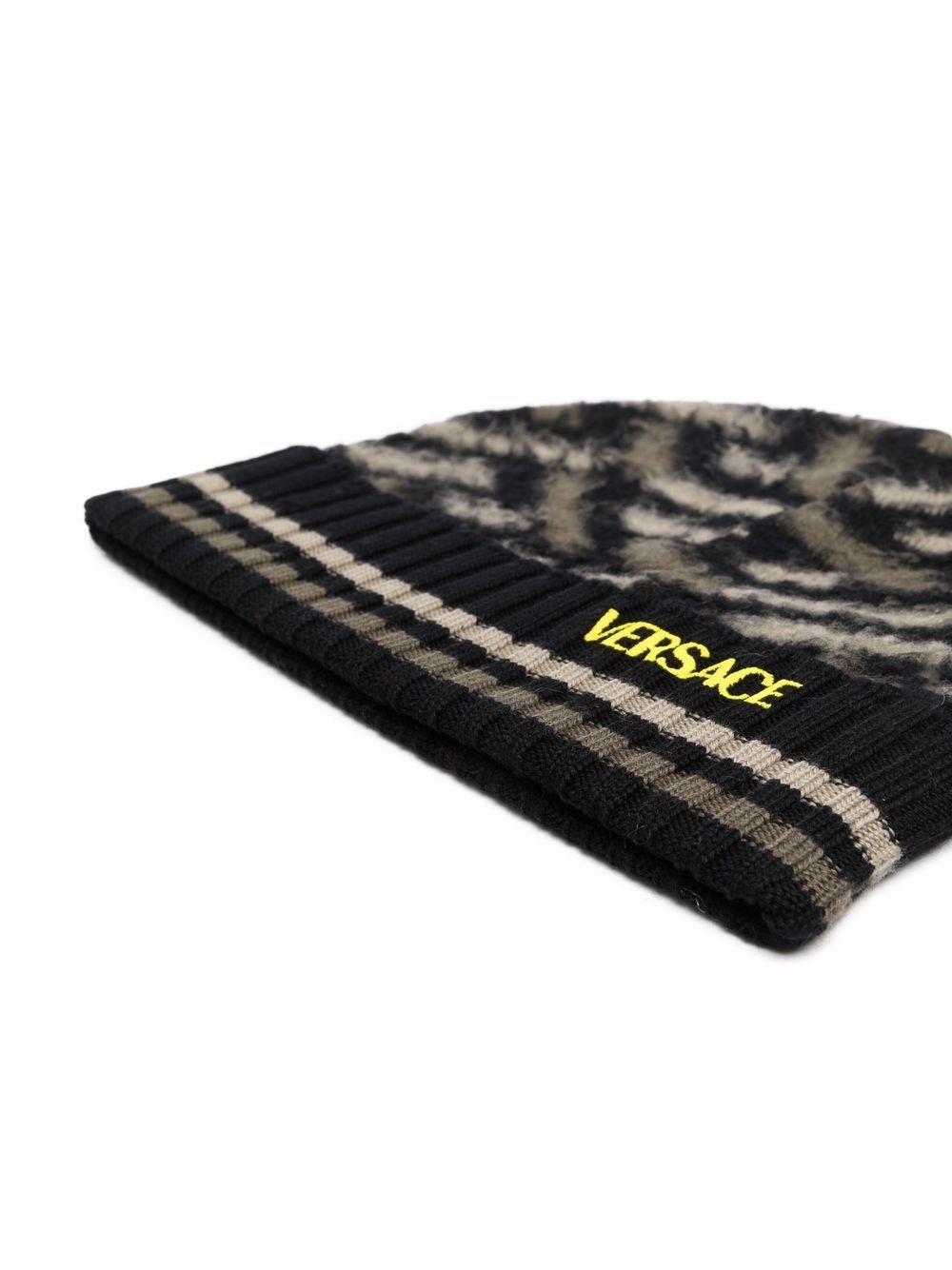 Greca Signature brushed-wool beanie - 2