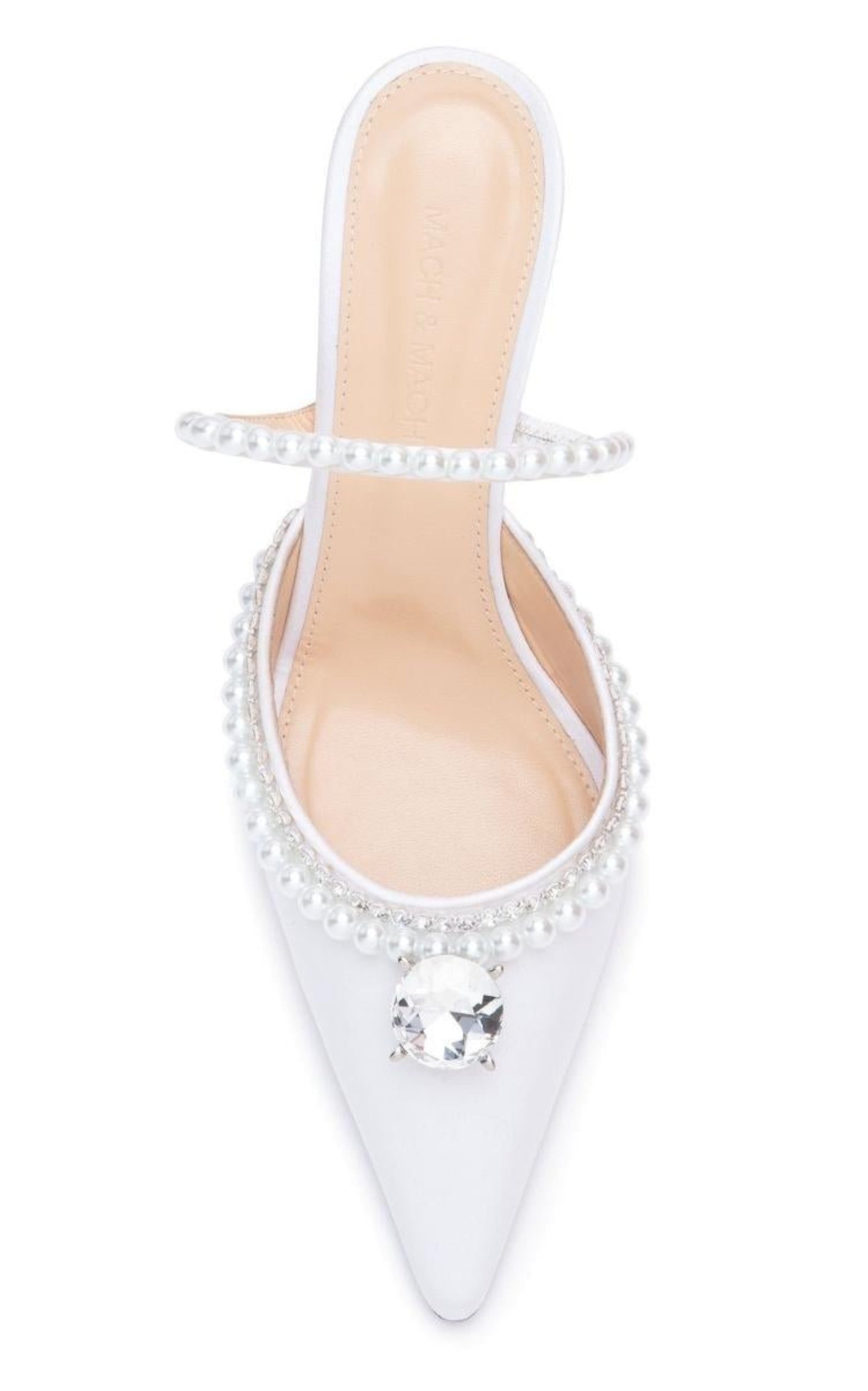 White Diamond & Pearl 65 Heels - 2
