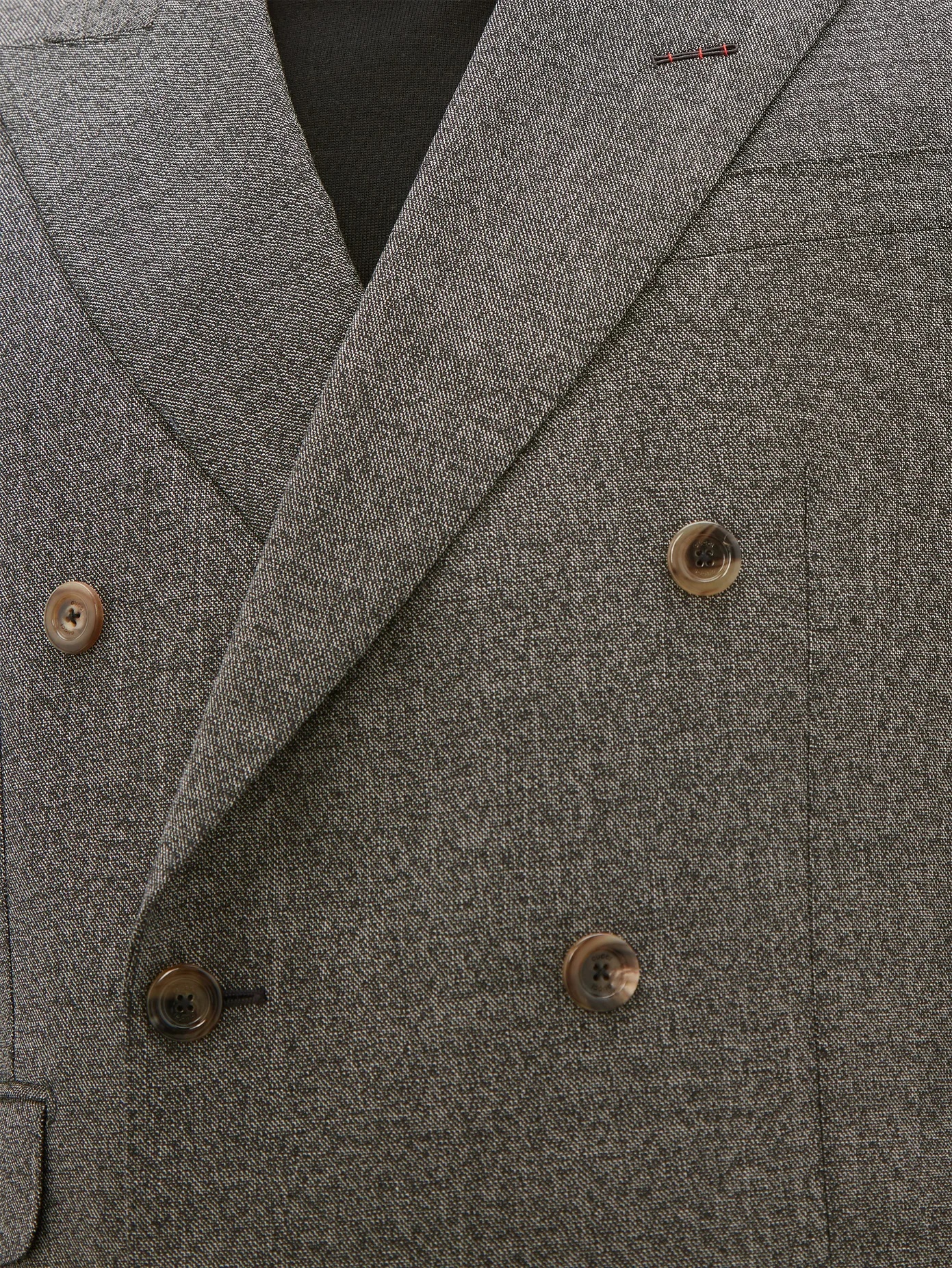 Double-breasted wool suit - 3