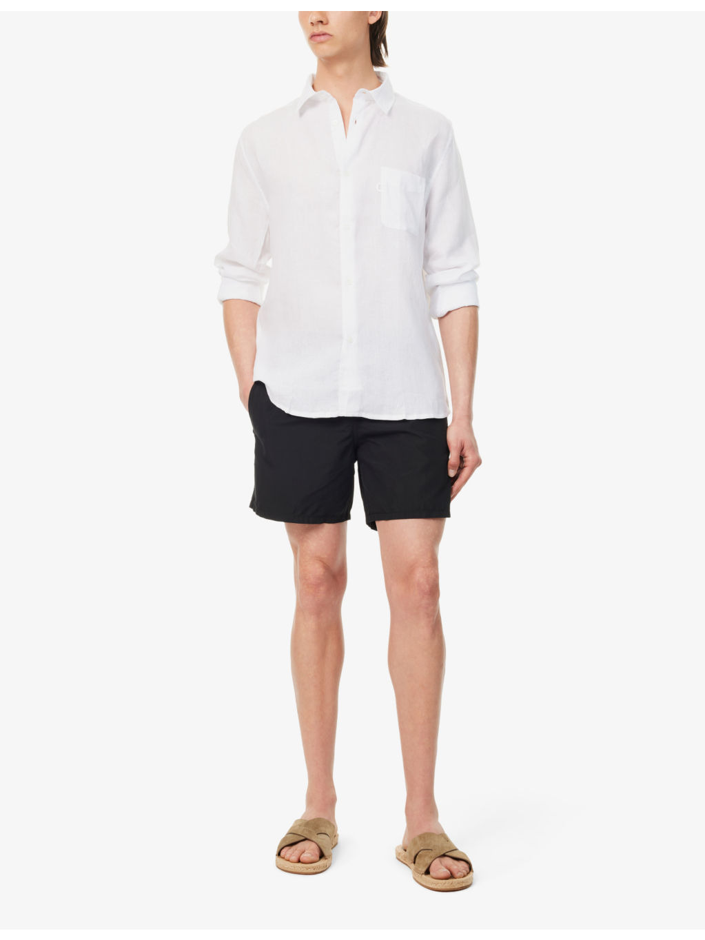 Moorea drawstring-waist recycled-polyamide swim shorts - 2