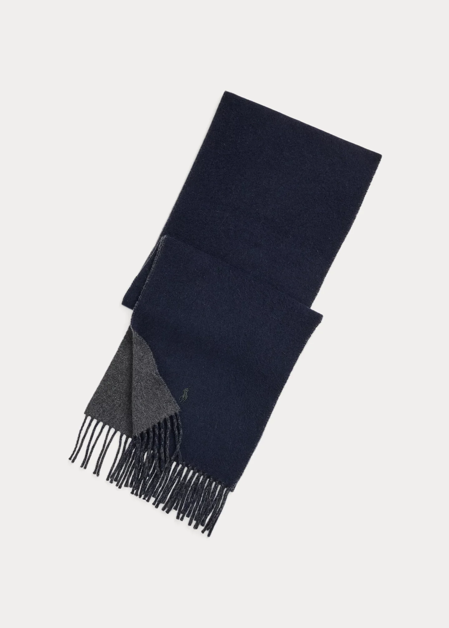 Reversible Wool-Cashmere Scarf - 1