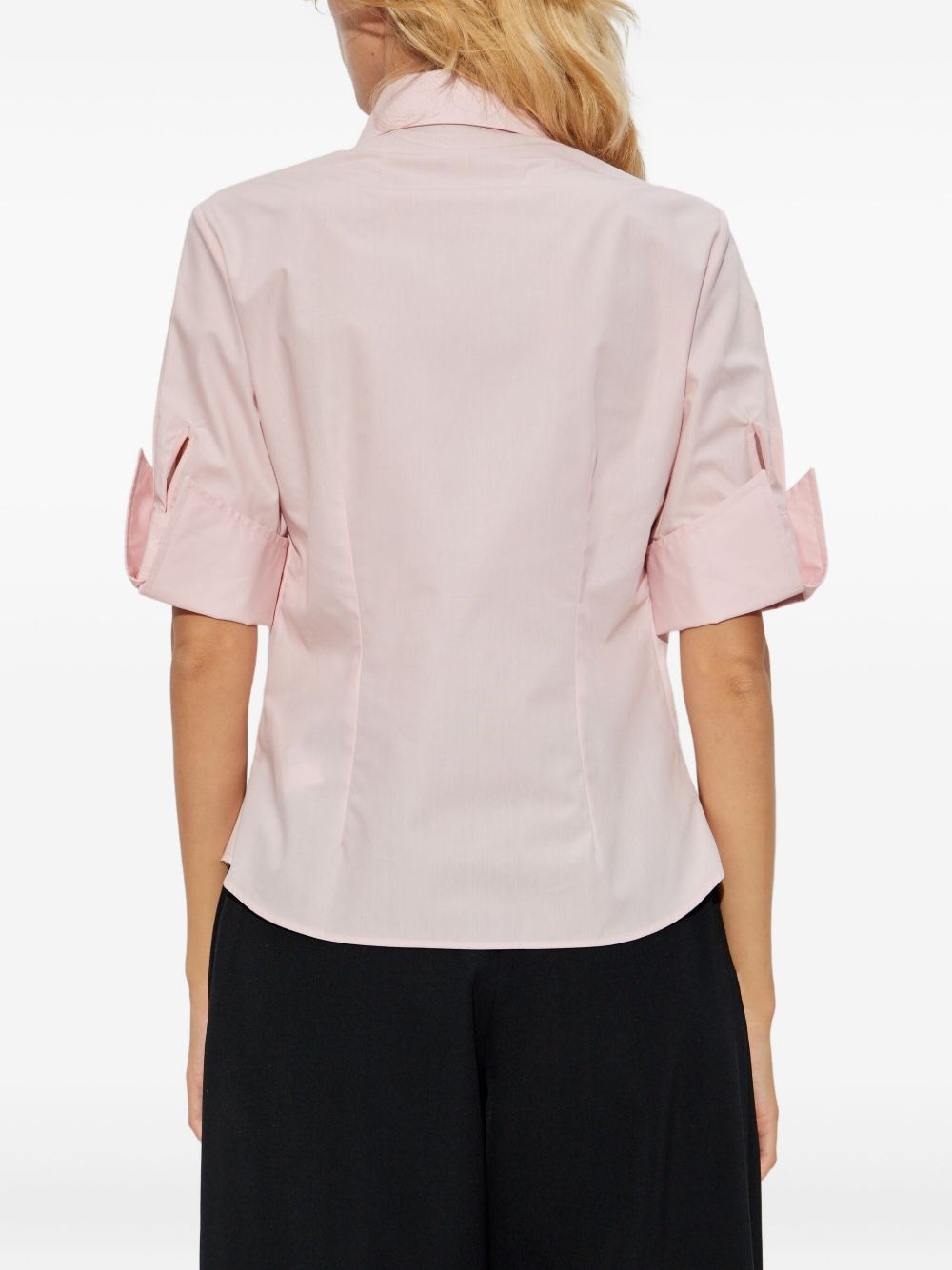 Orb-embellished button-down shirt - 4