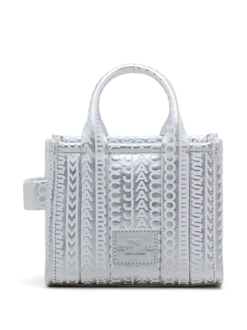 The Micro Monogram metallic tote bag - 4