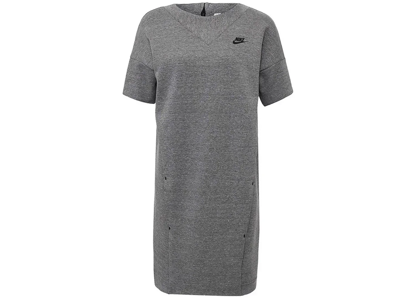 Nike Women's Sportswear Tech Fleece Dress Gray - 1