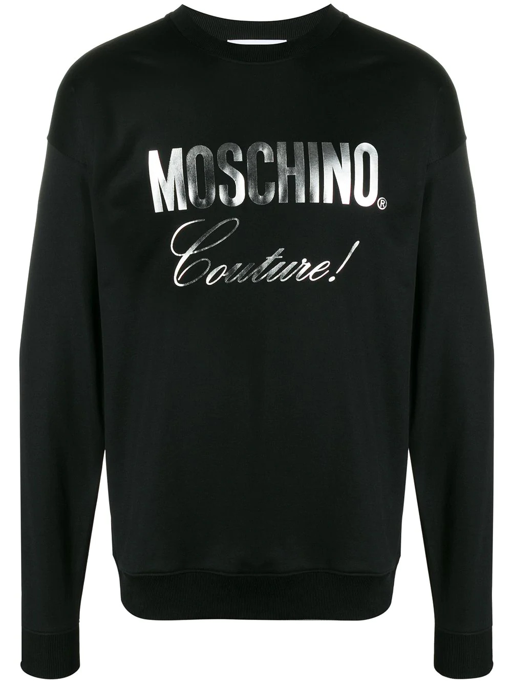 logo print sweatshirt - 1