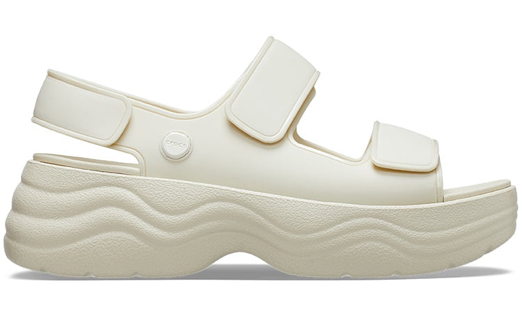 (WMNS) Crocs Skyline Sandals 'White' 208183-2Y2 - 2
